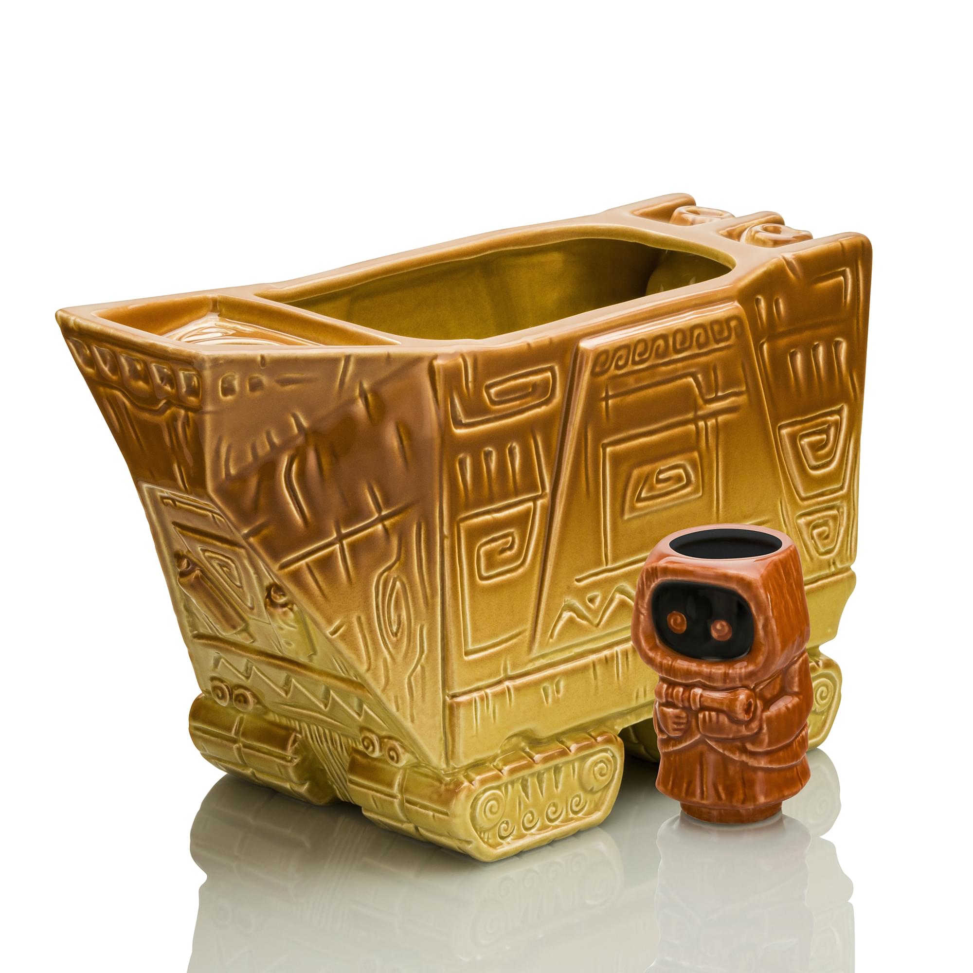 Geeki Tikis Star Wars Sandcrawler Punch Bowl Set With Jawa Mini Muglet
