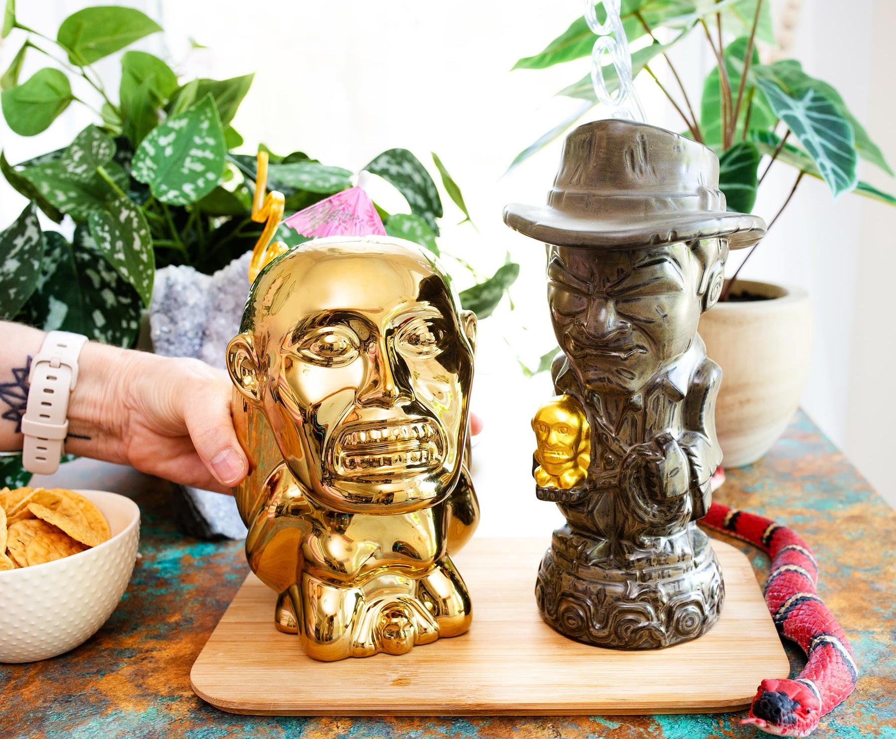 Geeki Tikis Indiana Jones Golden Idol Ceramic Mug | Holds 24 Ounces
