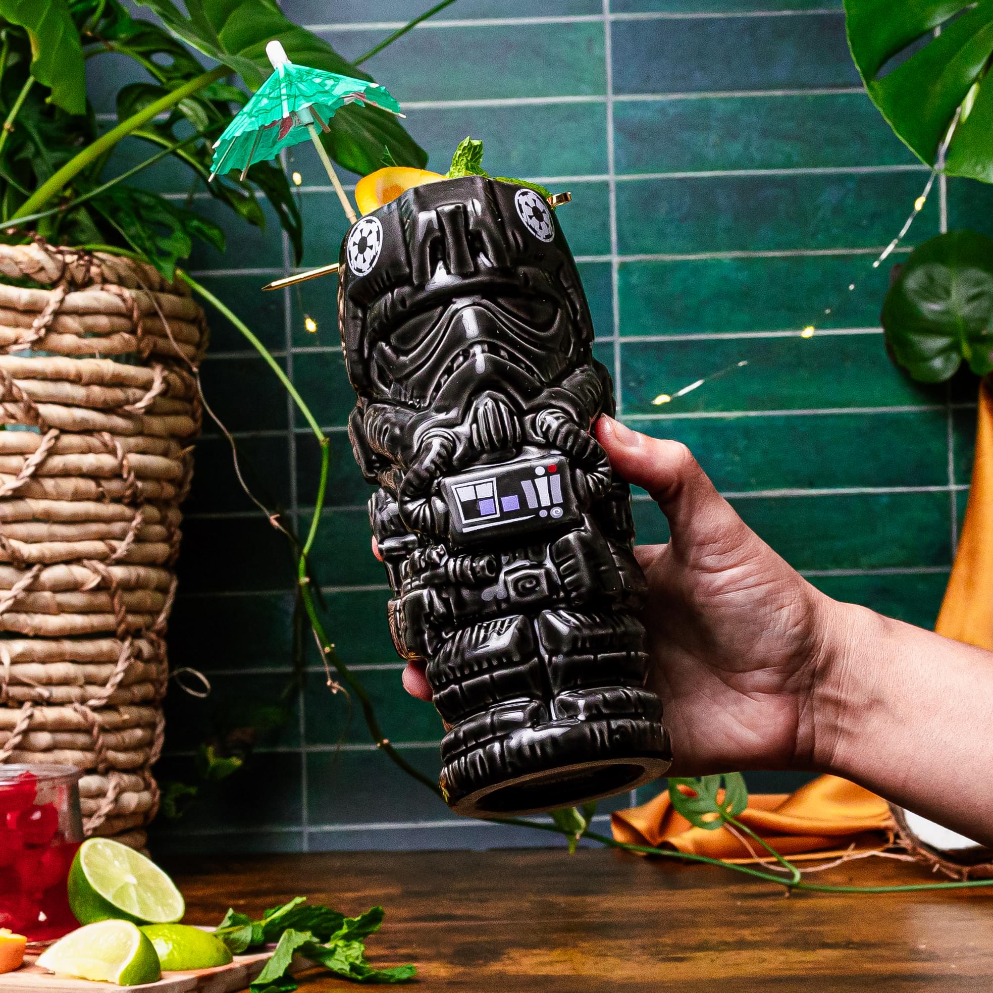 Geeki Tikis Star Wars TIE Fighter Pilot Ceramic Mug | Holds 18 Ounces