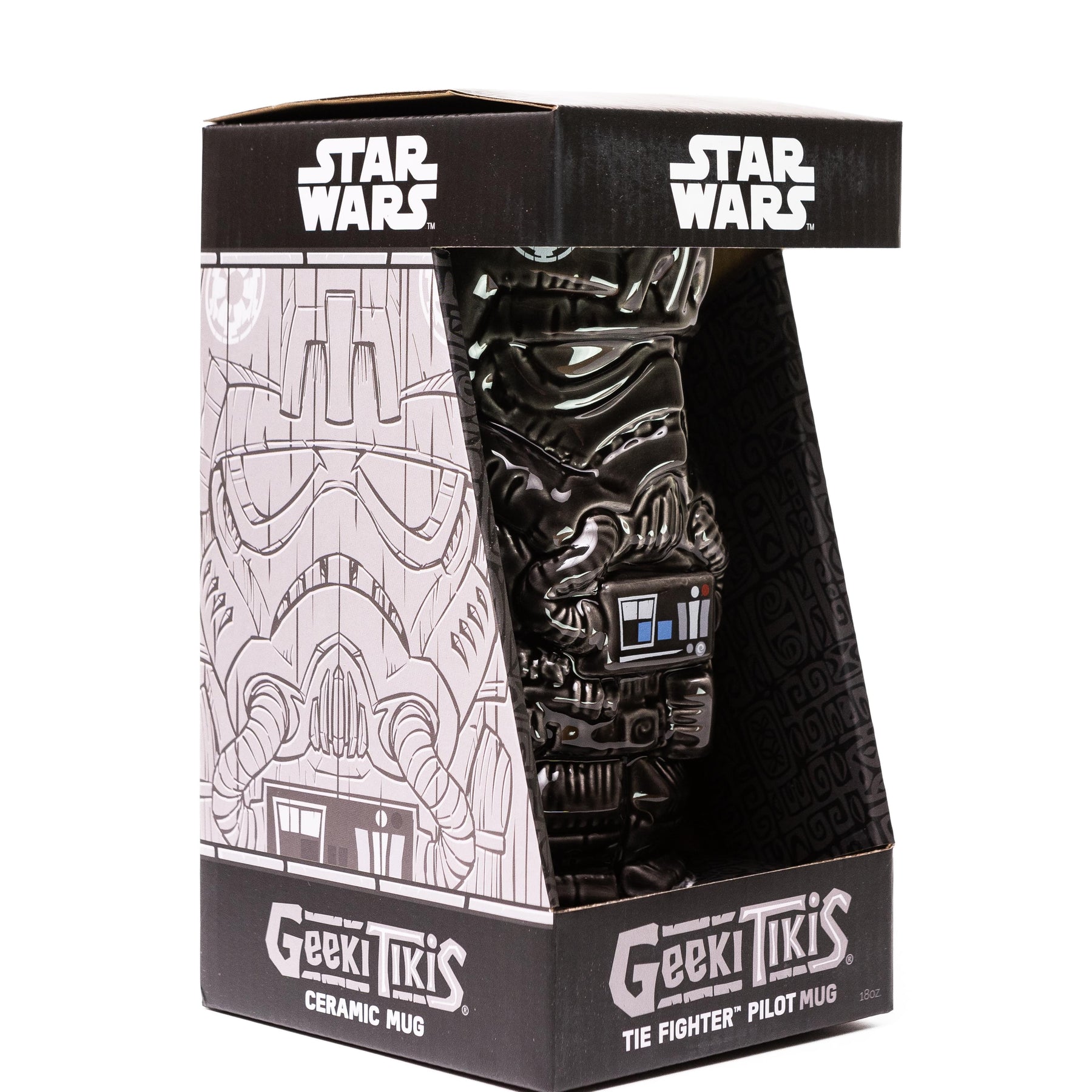 Geeki Tikis Star Wars TIE Fighter Pilot Ceramic Mug | Holds 18 Ounces