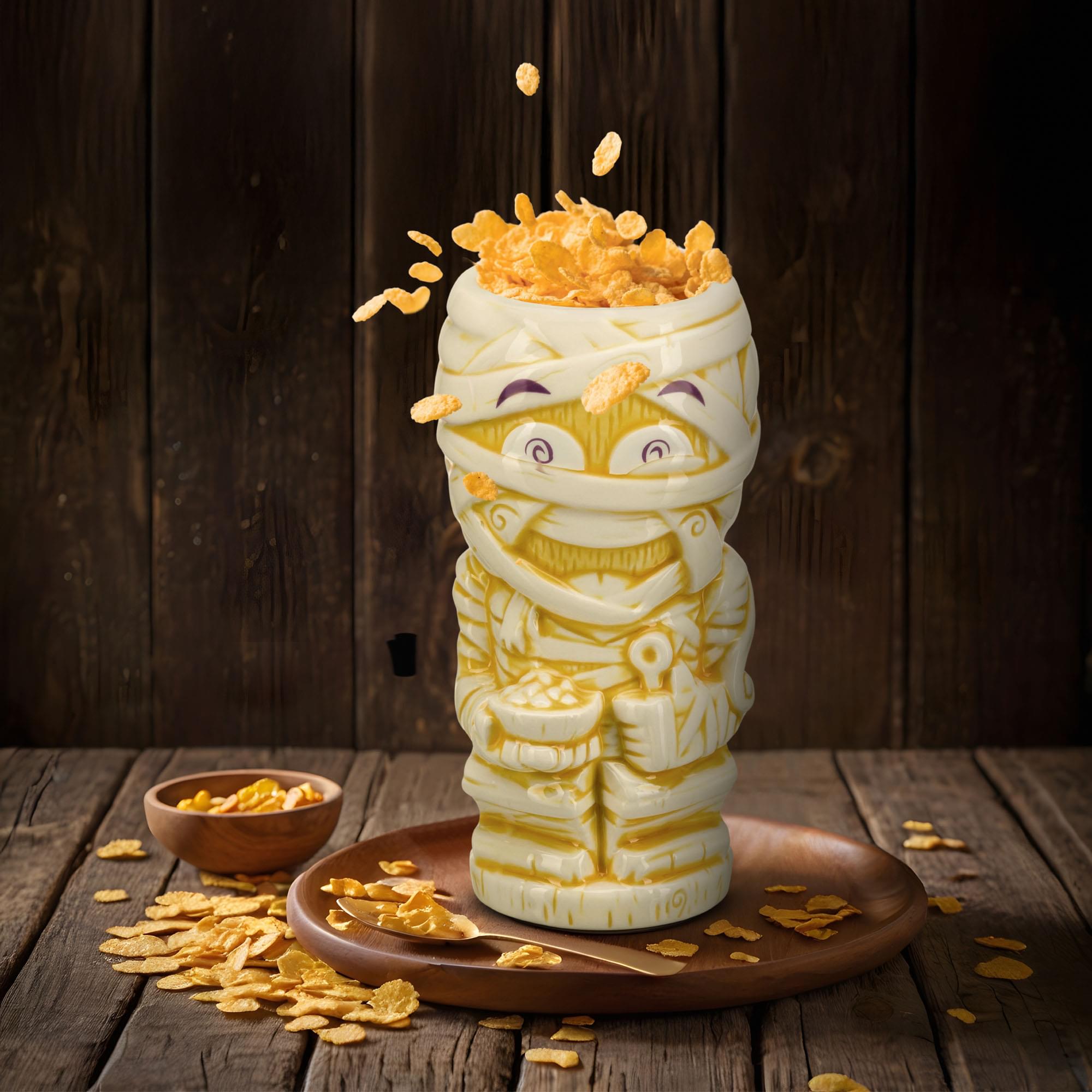 Geeki Tikis Monster Cereals Yummy Mummy Ceramic Mug | Holds 16 Ounces
