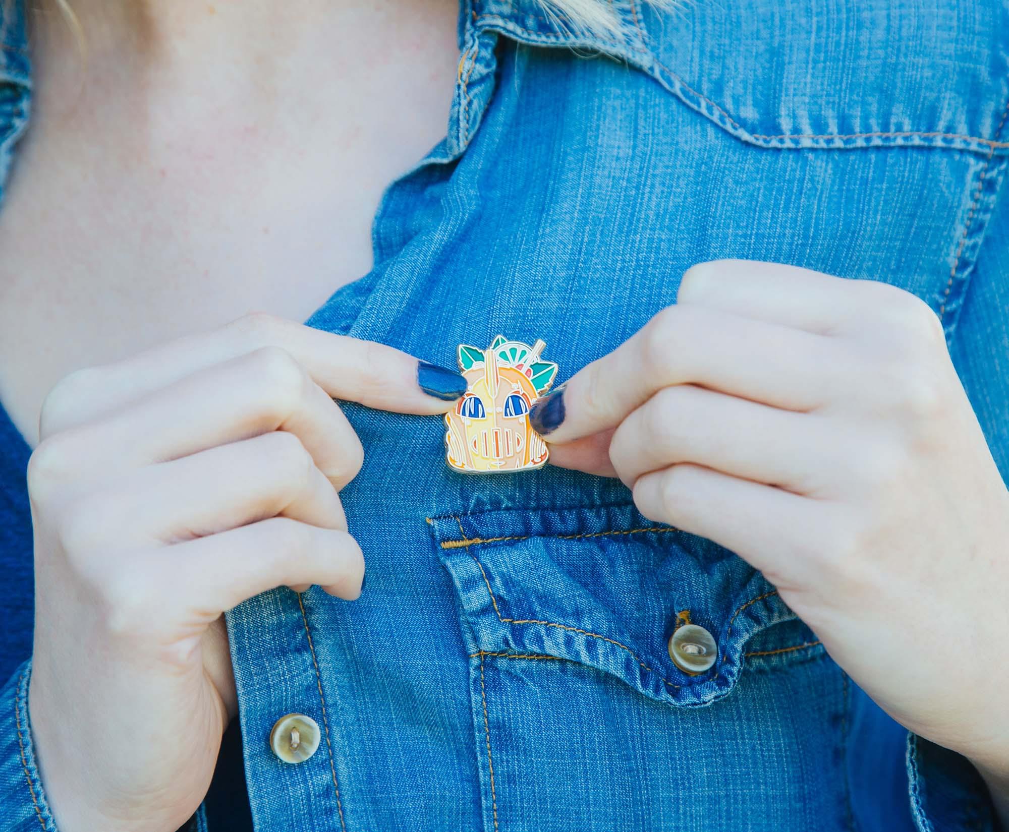 Disney The Rocketeer Bulldog Bungalow Enamel Pin