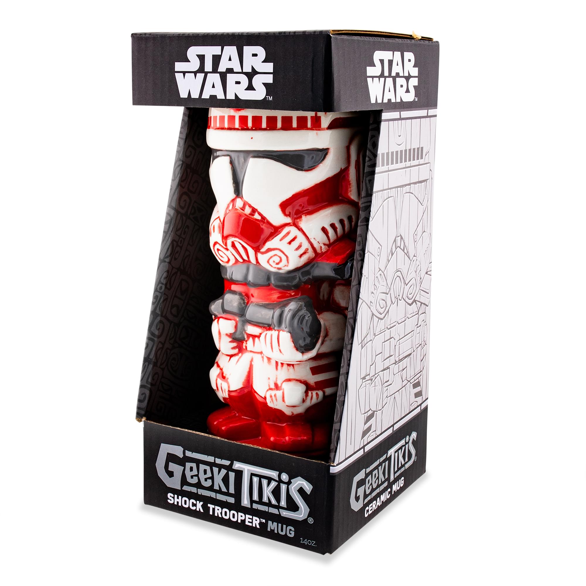 Geeki Tikis Star Wars Shock Trooper Ceramic Mug | Holds 14 Ounces