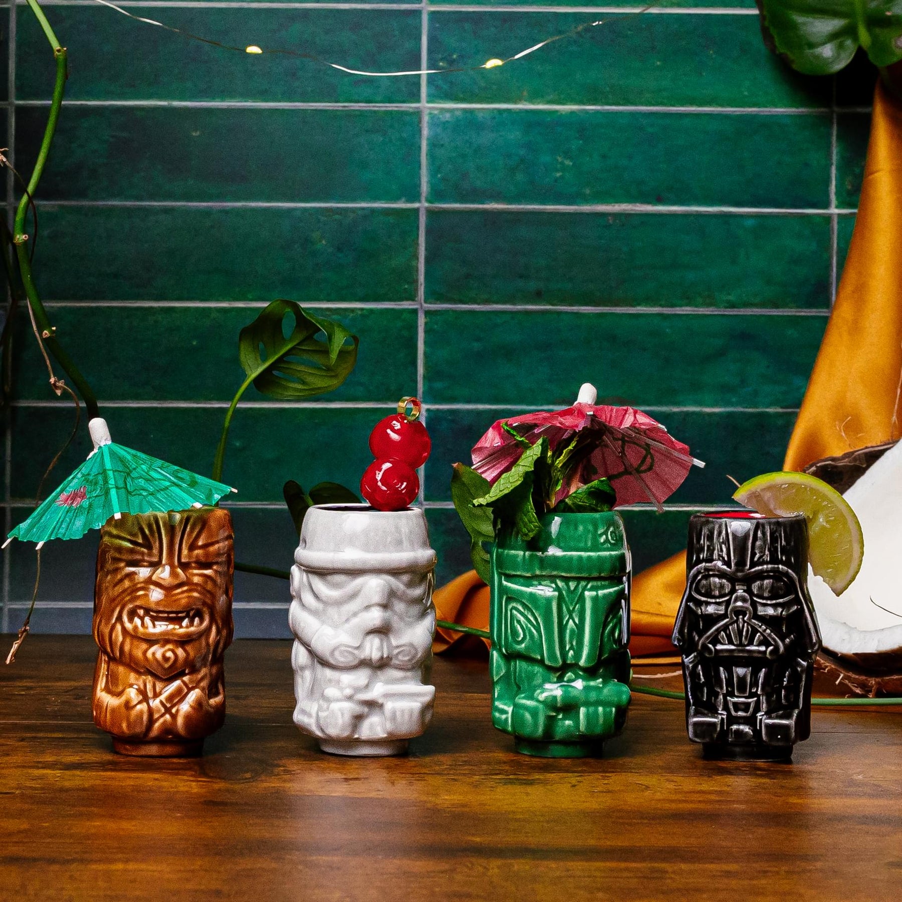 Geeki Tikis Star Wars Ceramic Mini Muglet 4-Pack | Each Holds 2 Ounces
