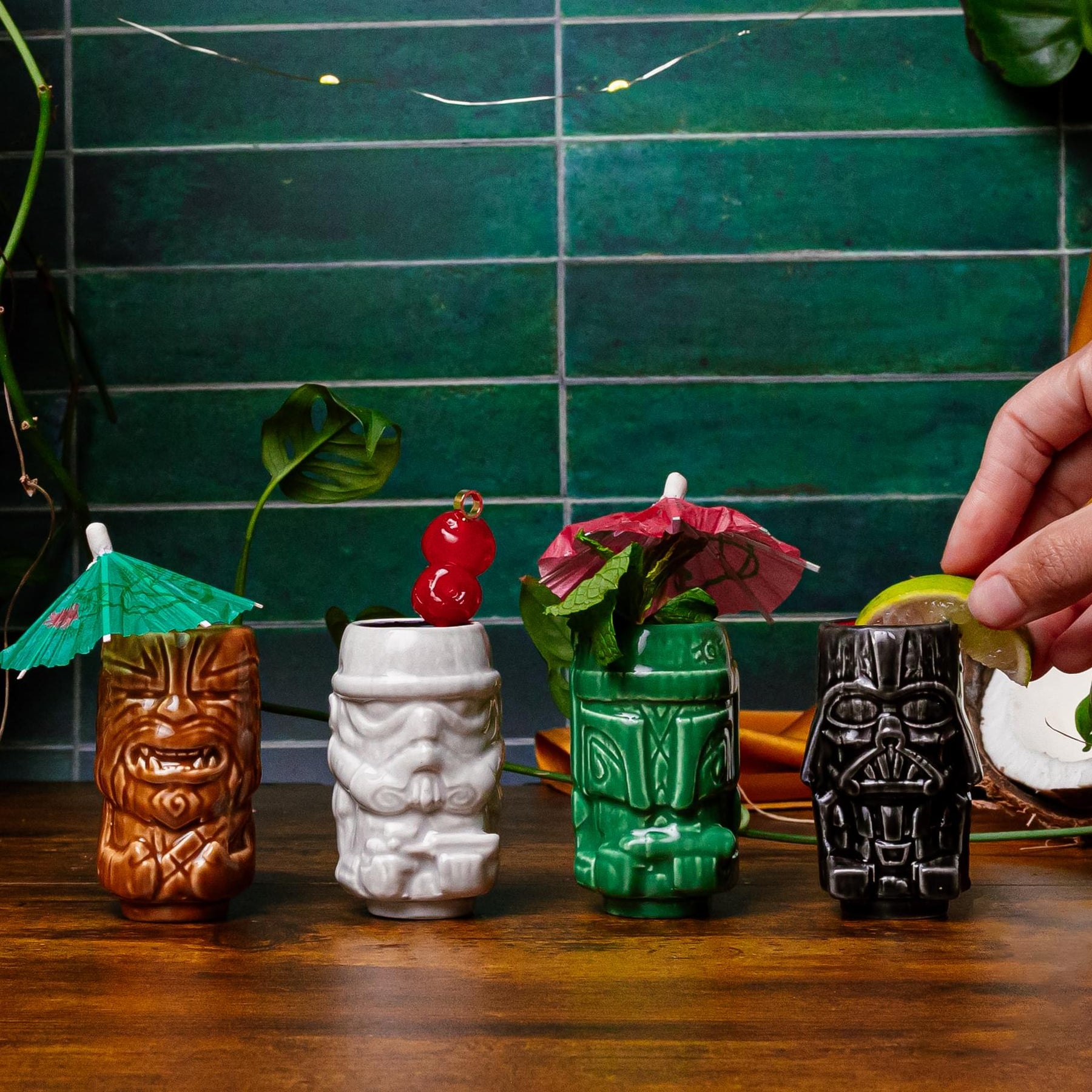 Geeki Tikis Star Wars Ceramic Mini Muglet 4-Pack | Each Holds 2 Ounces