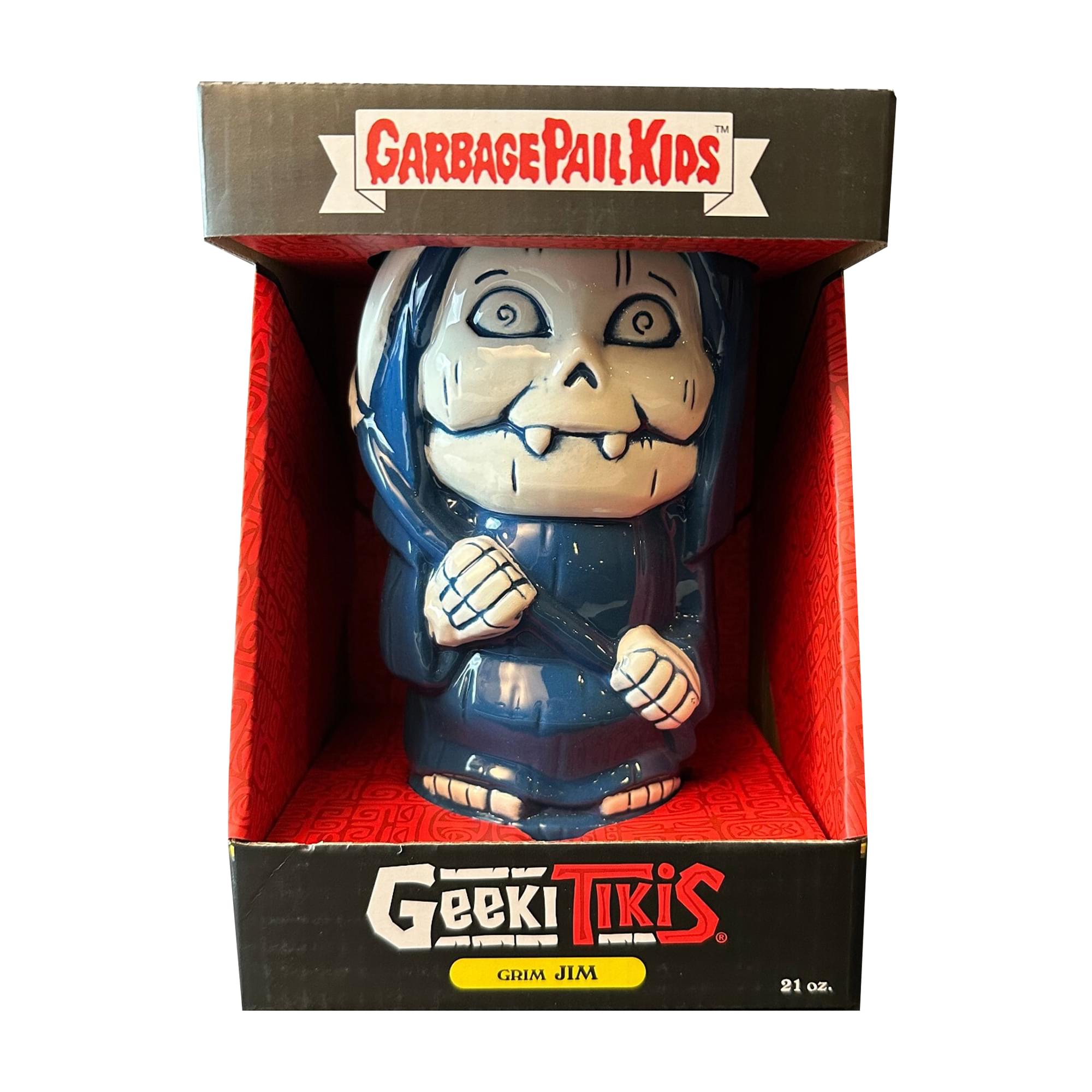 Geeki Tikis Garbage Pail Kids Grim Jim Ceramic Mug | Holds 21 Ounces
