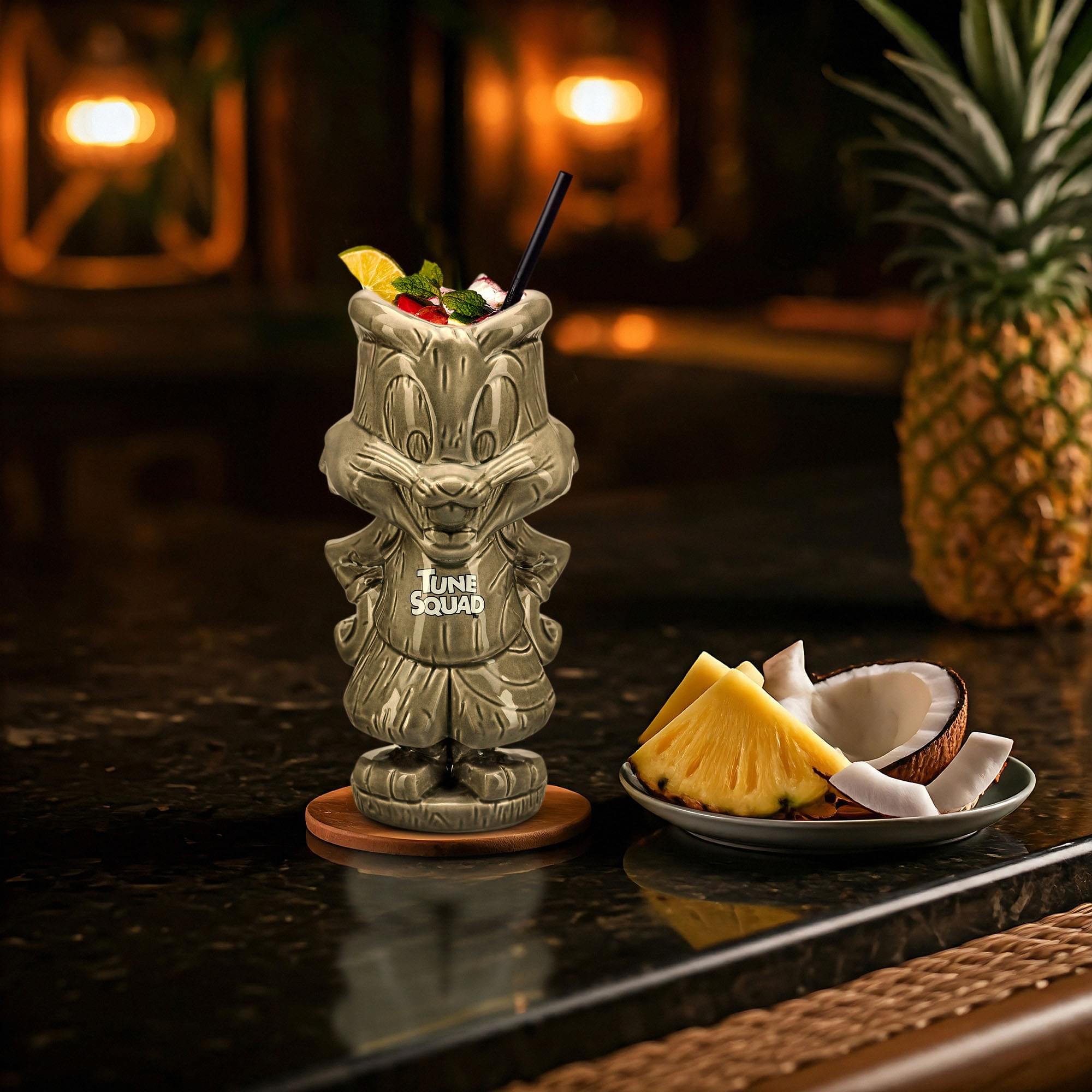 Geeki Tiki Space Jam Bugs Bunny 12 Ounce Ceramic Tiki Mug