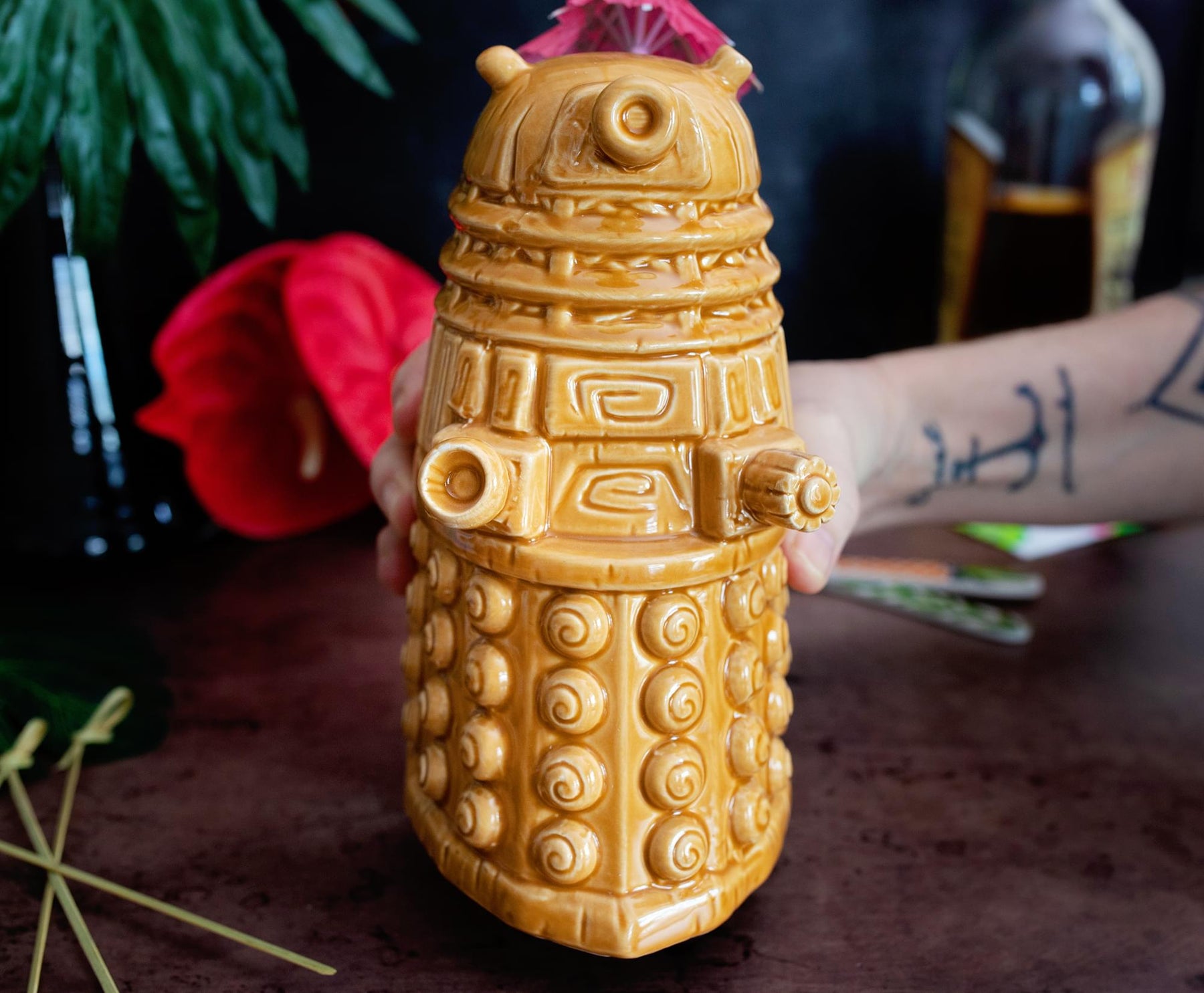 Geeki Tikis Doctor Who Dalek Ceramic Mug | Holds 24 Ounces