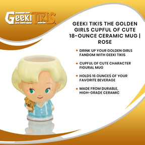 Cupful of Cute The Golden Girls 18-Ounce Ceramic Mug | Rose