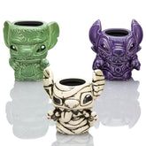 Geeki Tikis Disney Lilo & Stitch Halloween Monsters 3-Pack Ceramic Mini Muglets