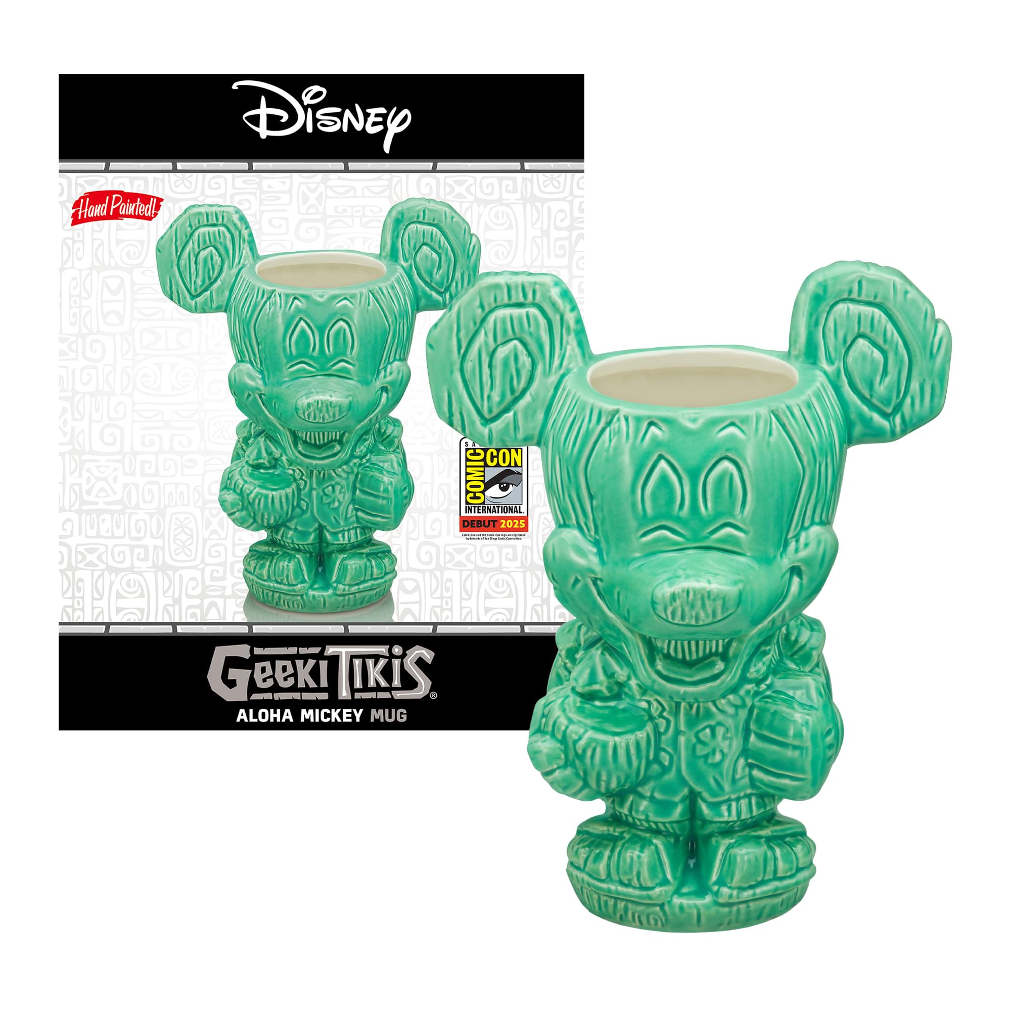 Geeki Tikis Disney Aloha Mickey Mouse Ceramic Mug | Holds 16 Ounces