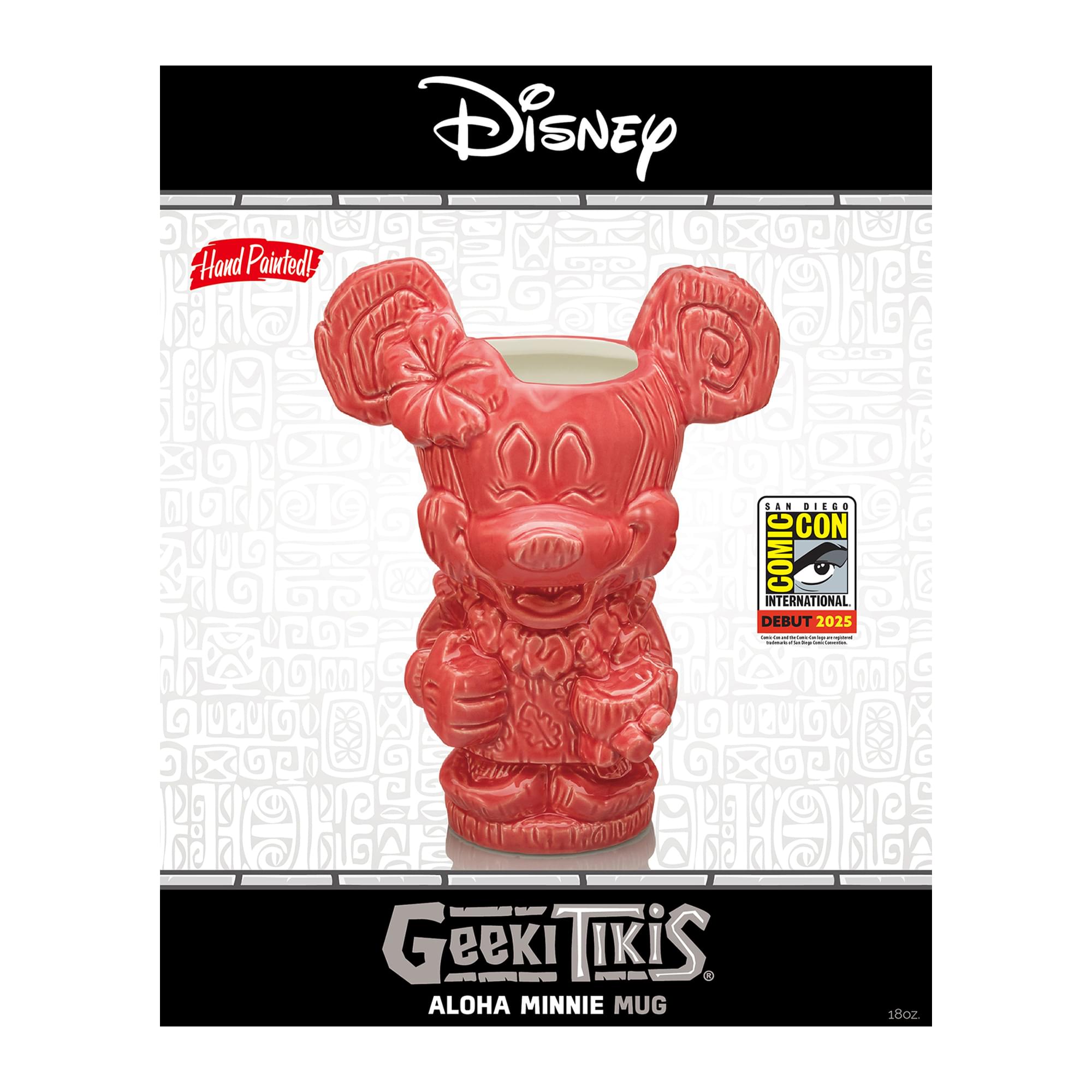 Geeki Tikis Disney Aloha Minnie Mouse Ceramic Mug | Holds 18 Ounces