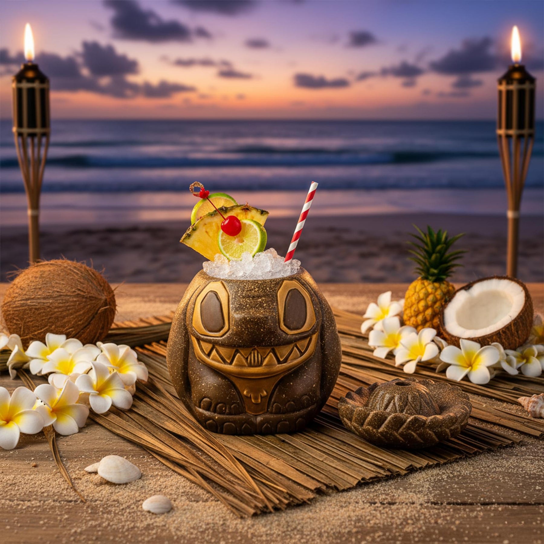 Geeki Tikis Disney Lilo & Stitch Coco-Pals Ceramic Mug | Holds 32 Ounces