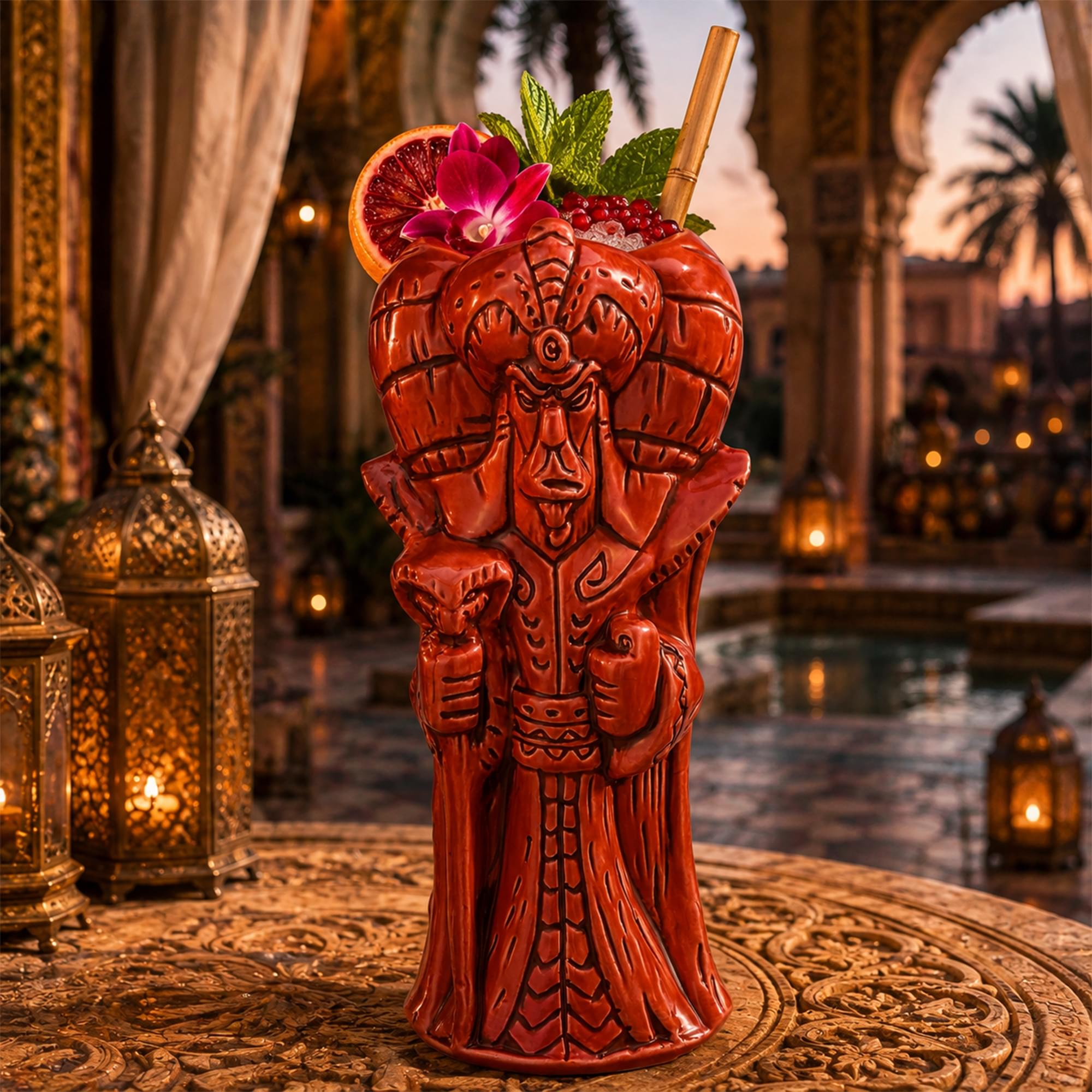 Geeki Tikis Disney Villains Jafar Ceramic Mug | Holds 22 Ounces