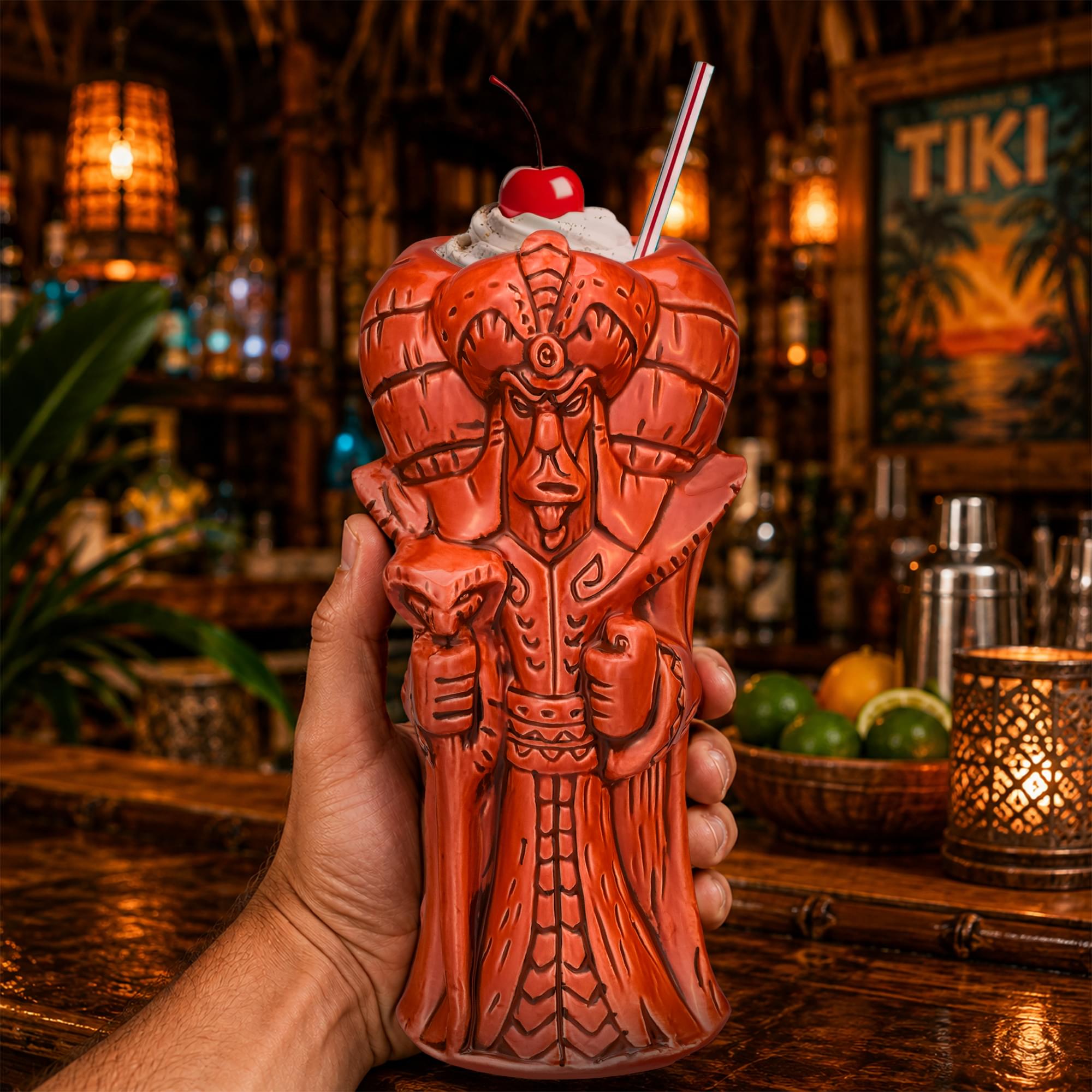 Geeki Tikis Disney Villains Jafar Ceramic Mug | Holds 22 Ounces