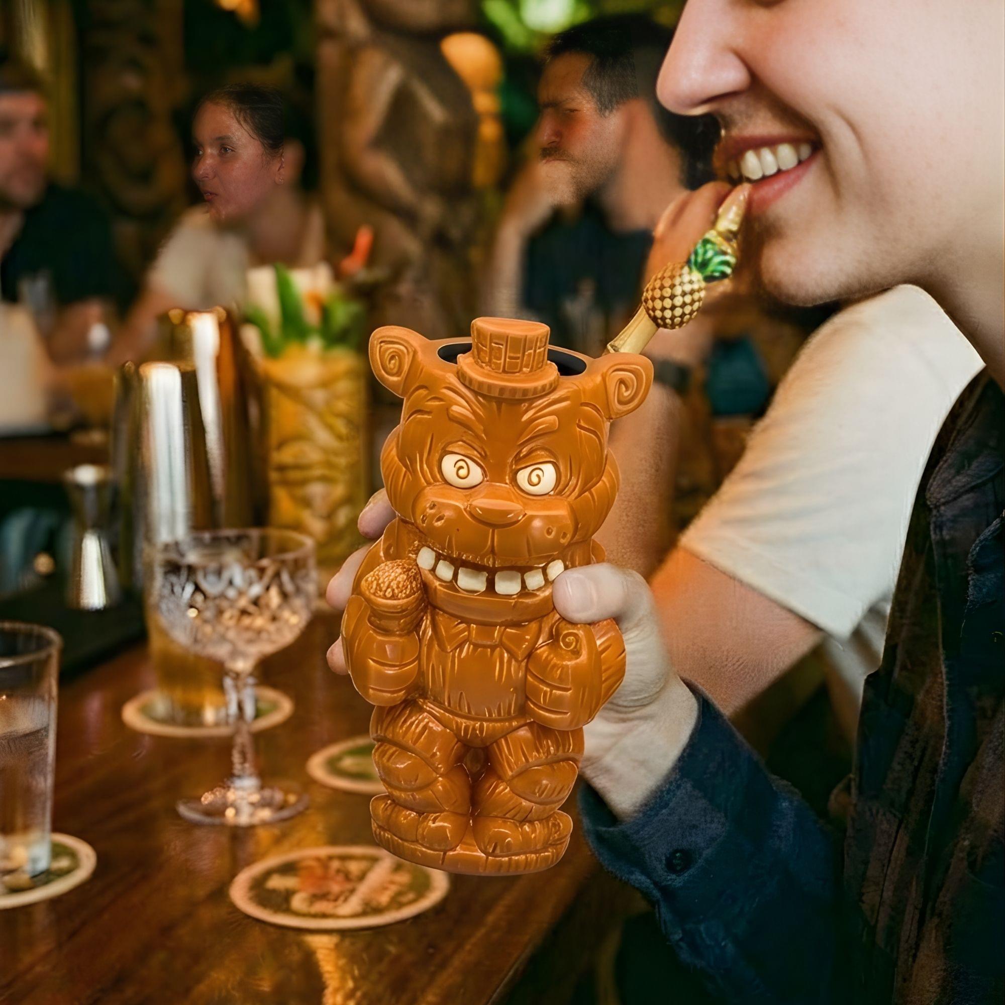 Geeki Tikis Five Nights At Freddy's Freddy Fazbear 16-Ounce Ceramic Mug
