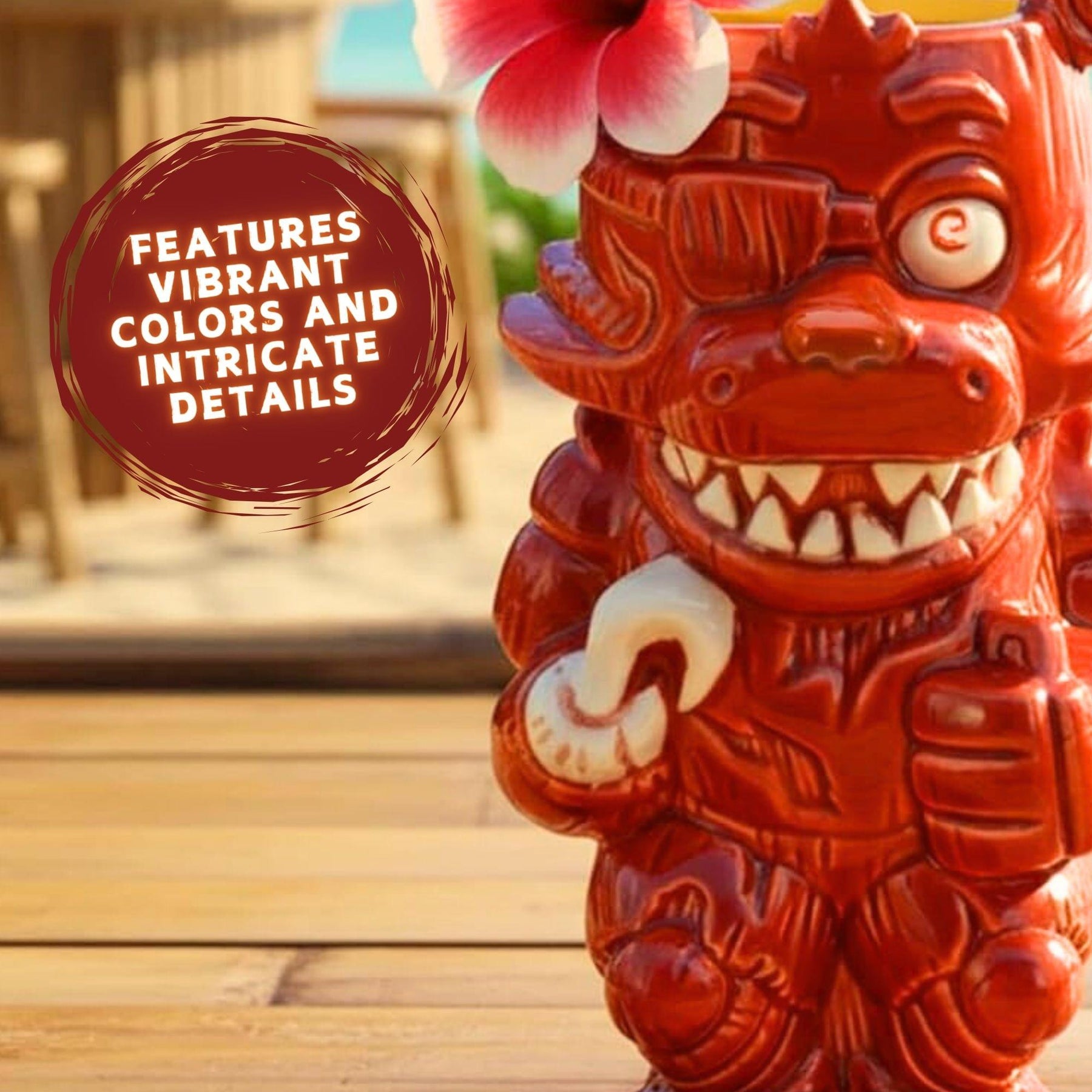 Geeki Tikis Five Nights At Freddy's Foxy The Pirate 16-Ounce Ceramic Mug