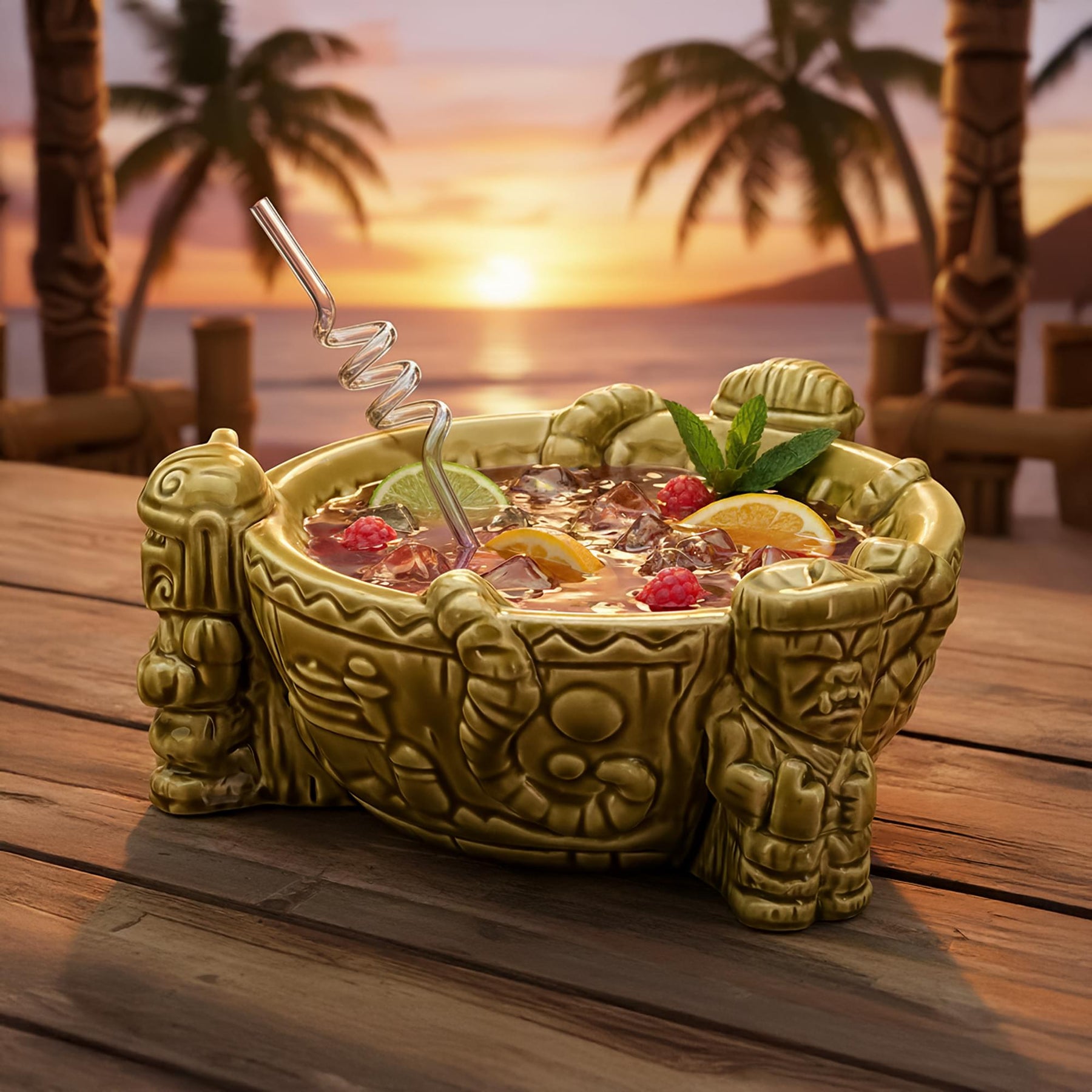 Geeki Tikis Star Wars Sarlaac Pit 16 Ounce Ceramic Punch Bowl