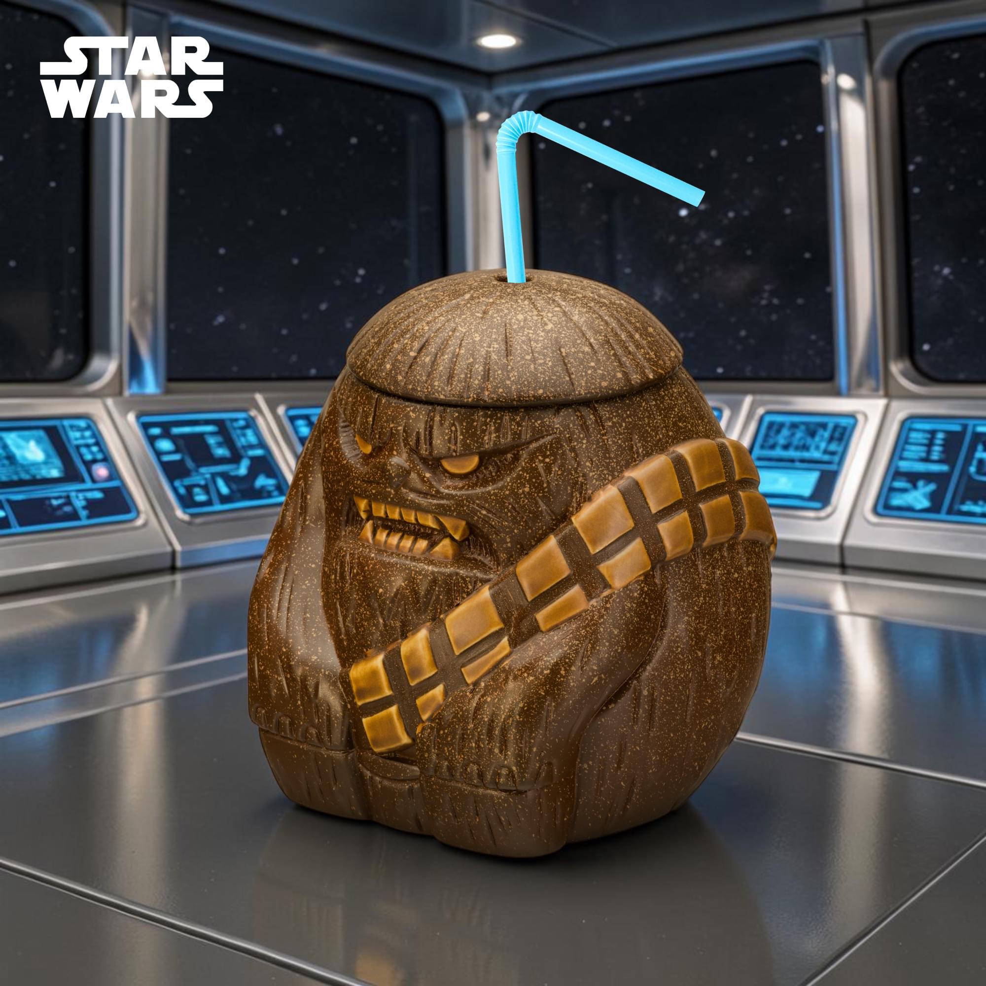 Geeki Tikis Star Wars Chewbacca Coco-Pals Mug | Holds 32 Ounces