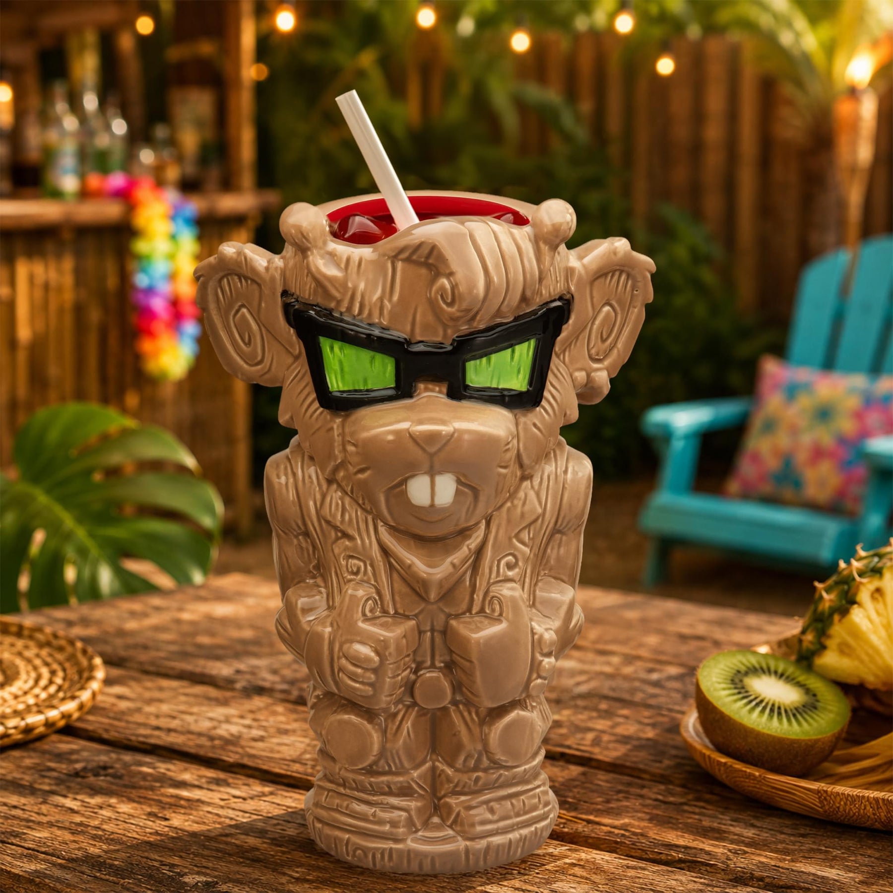 Geeki Tikis Biker Mice From Mars Throttle Ceramic Mug | Holds 18 Ounces