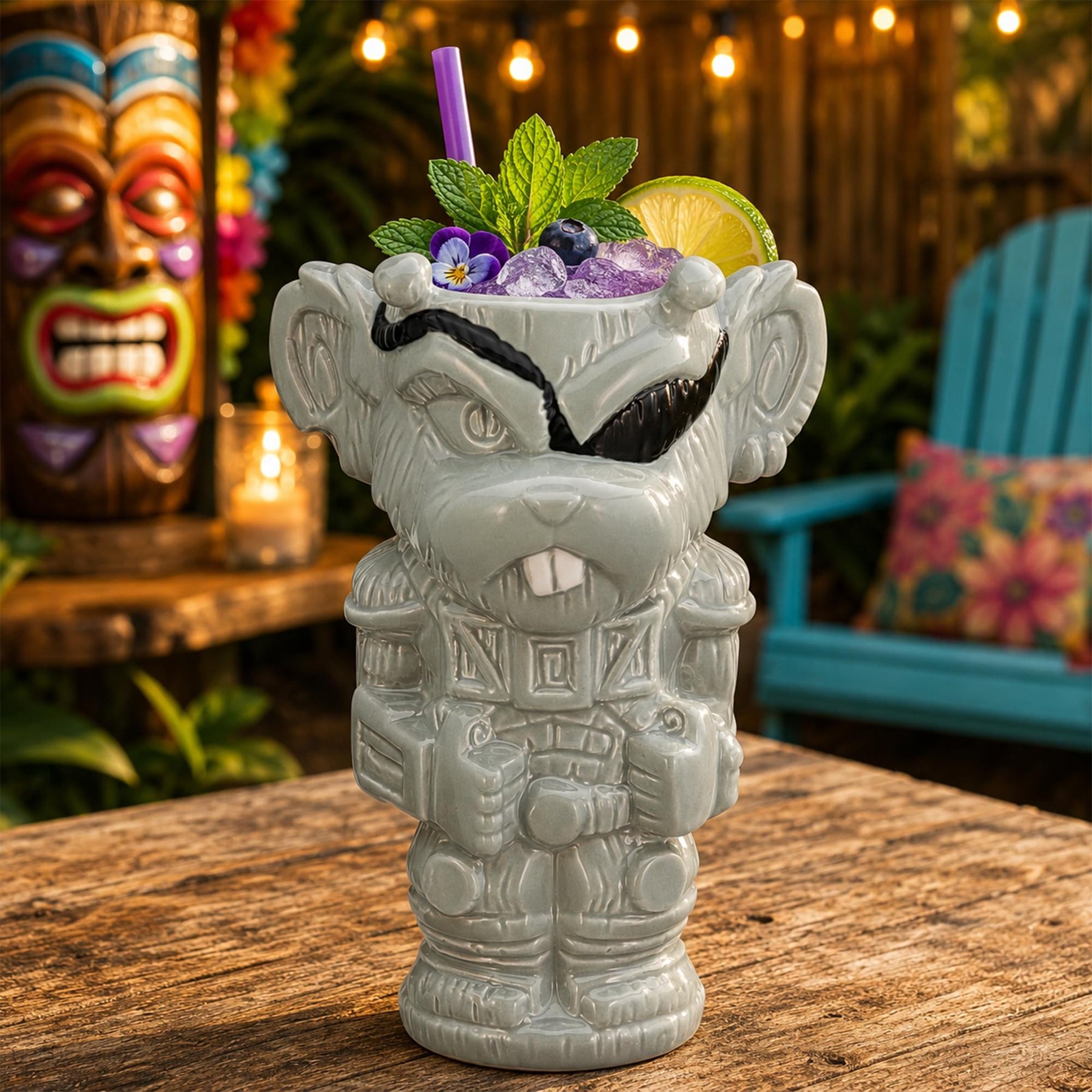 Geeki Tikis Biker Mice From Mars Modo Ceramic Mug | Holds 18 Ounces