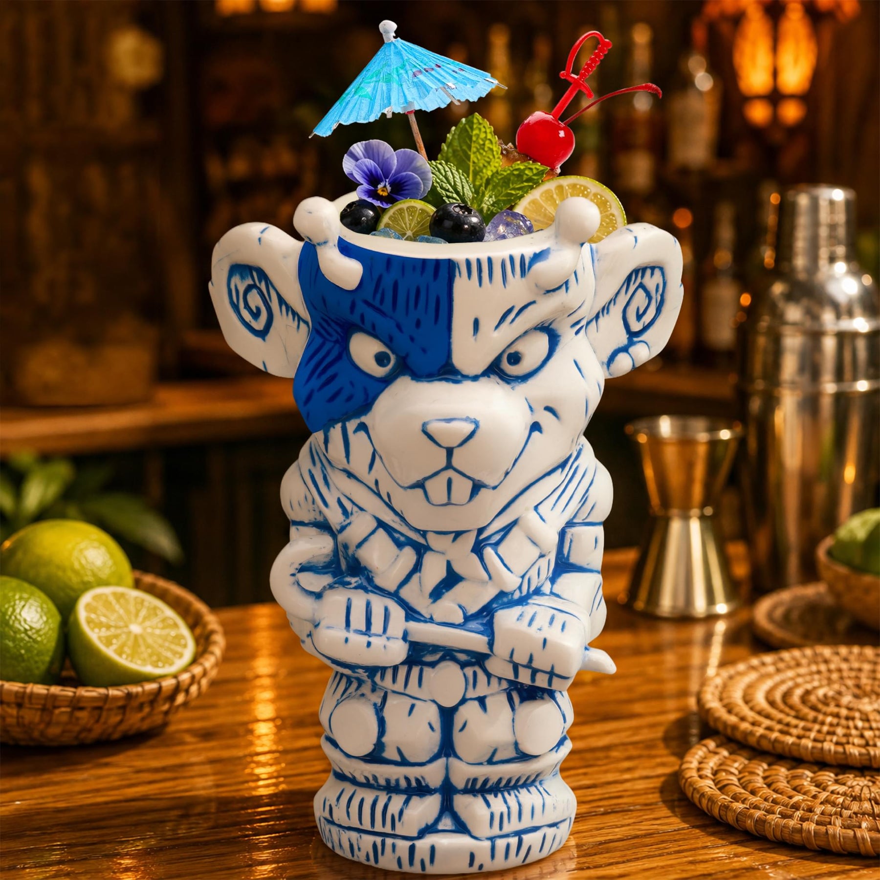 Geeki Tikis Biker Mice From Mars Vinnie Ceramic Mug | Holds 16 Ounces