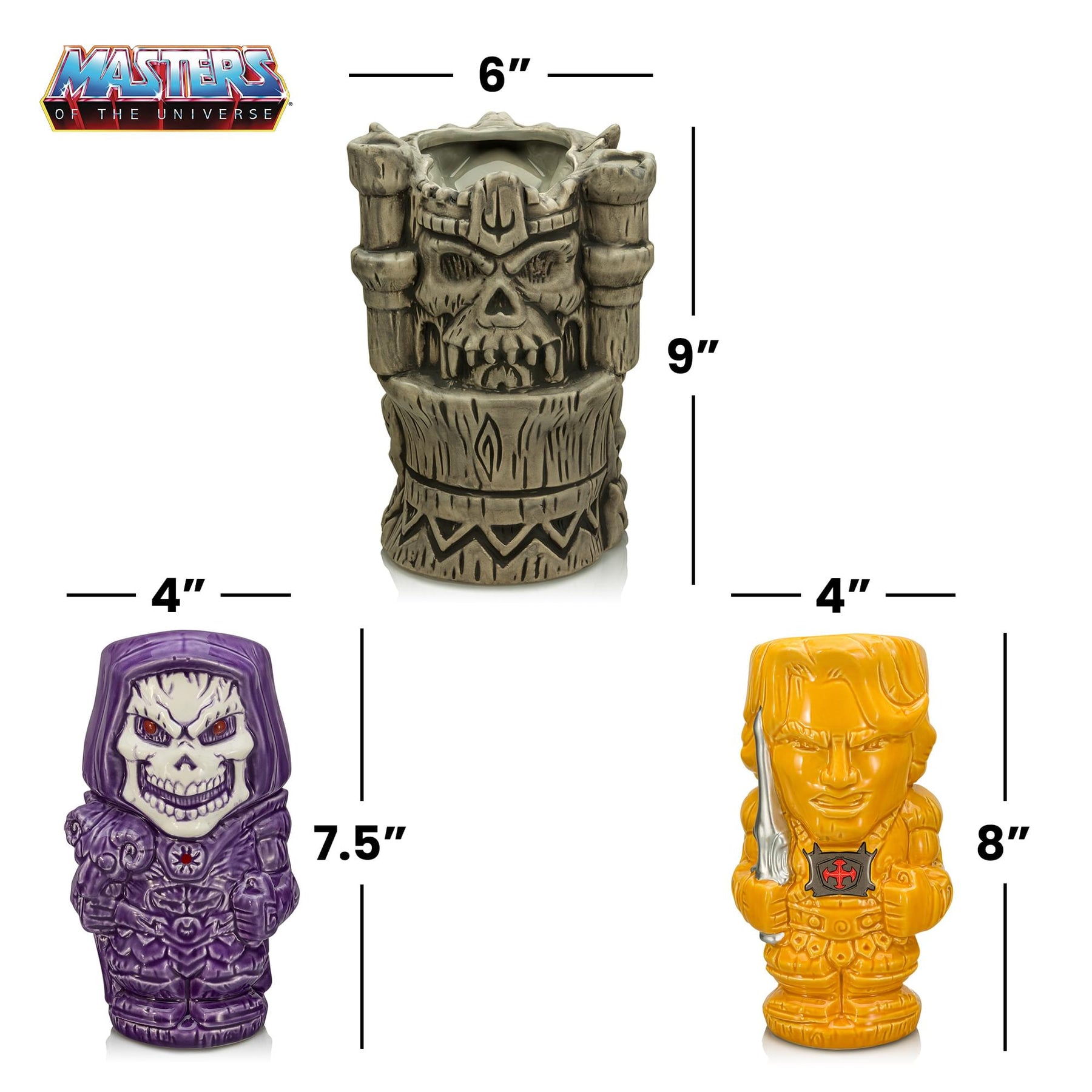 Geeki Tikis Masters of the Universe Movie Ceramic Mugs | Set Of 3