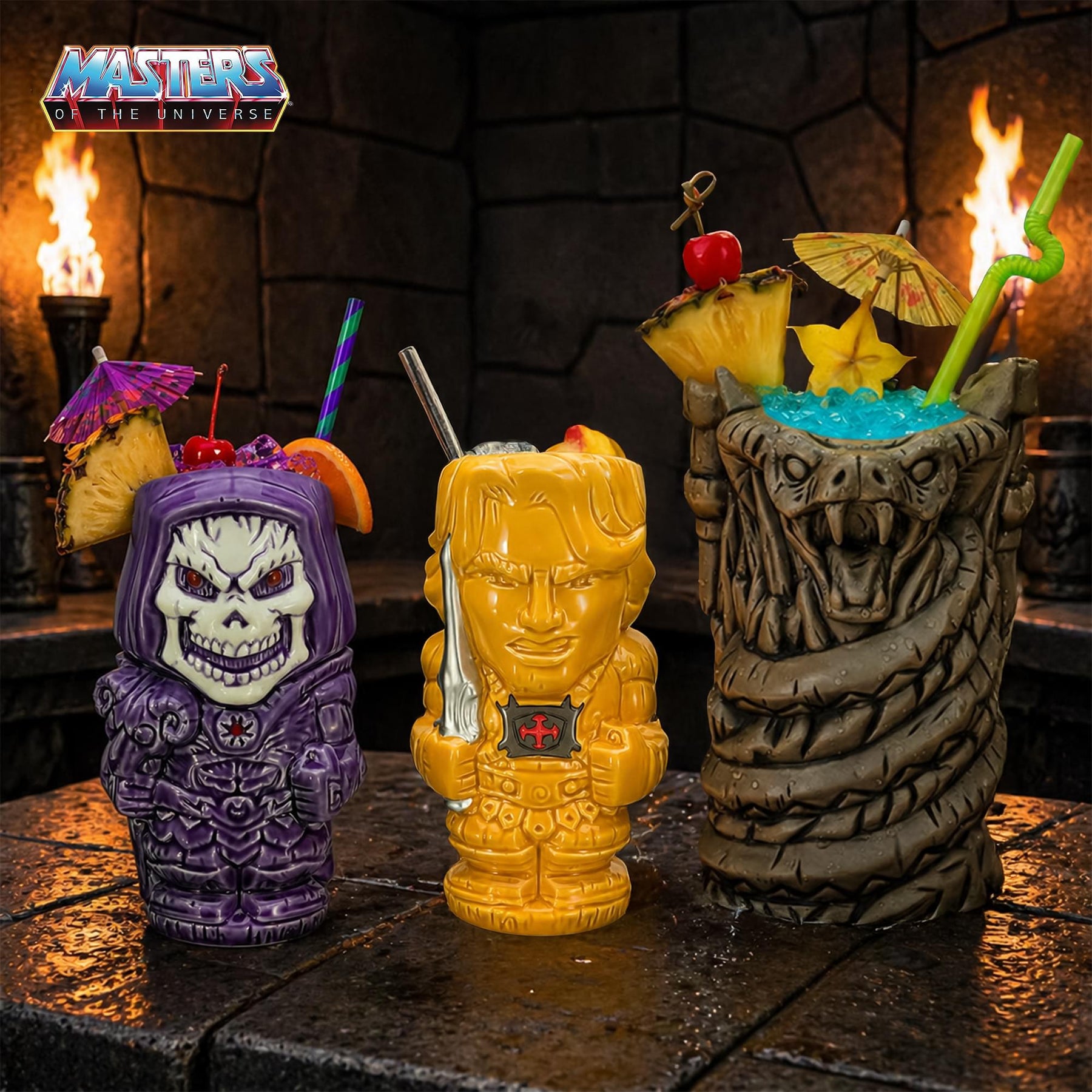 Geeki Tikis Masters of the Universe Movie Ceramic Mugs | Set Of 3