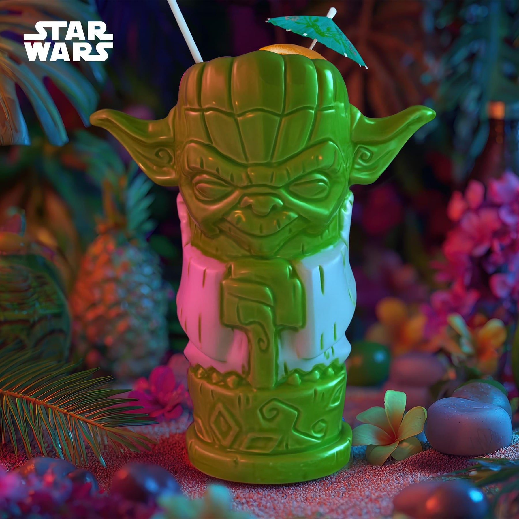 Geeki Tikis 10th Anniversary Star Wars Yoda Ceramic Mug | Holds 10 Ounces