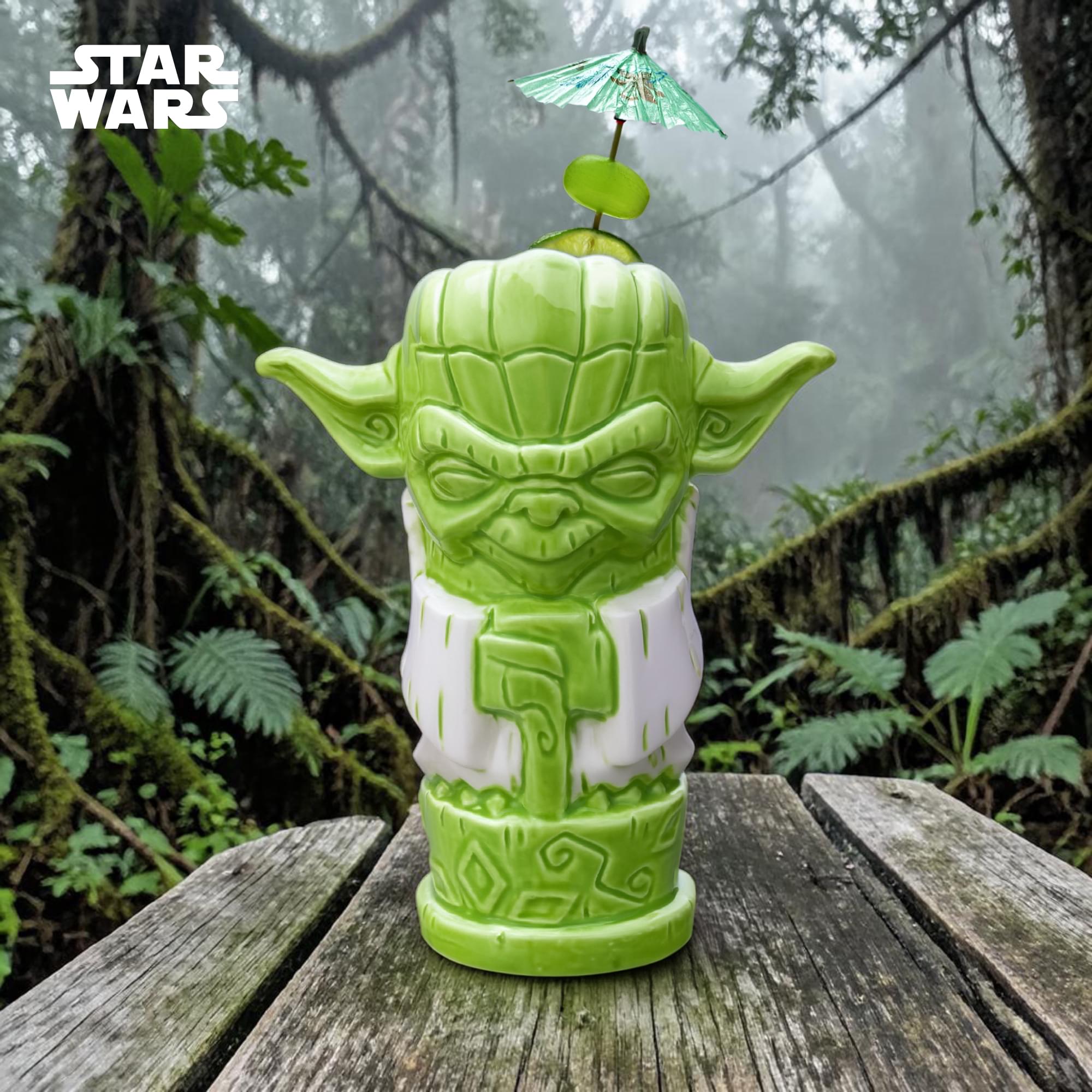 Geeki Tikis 10th Anniversary Star Wars Yoda Ceramic Mug | Holds 10 Ounces