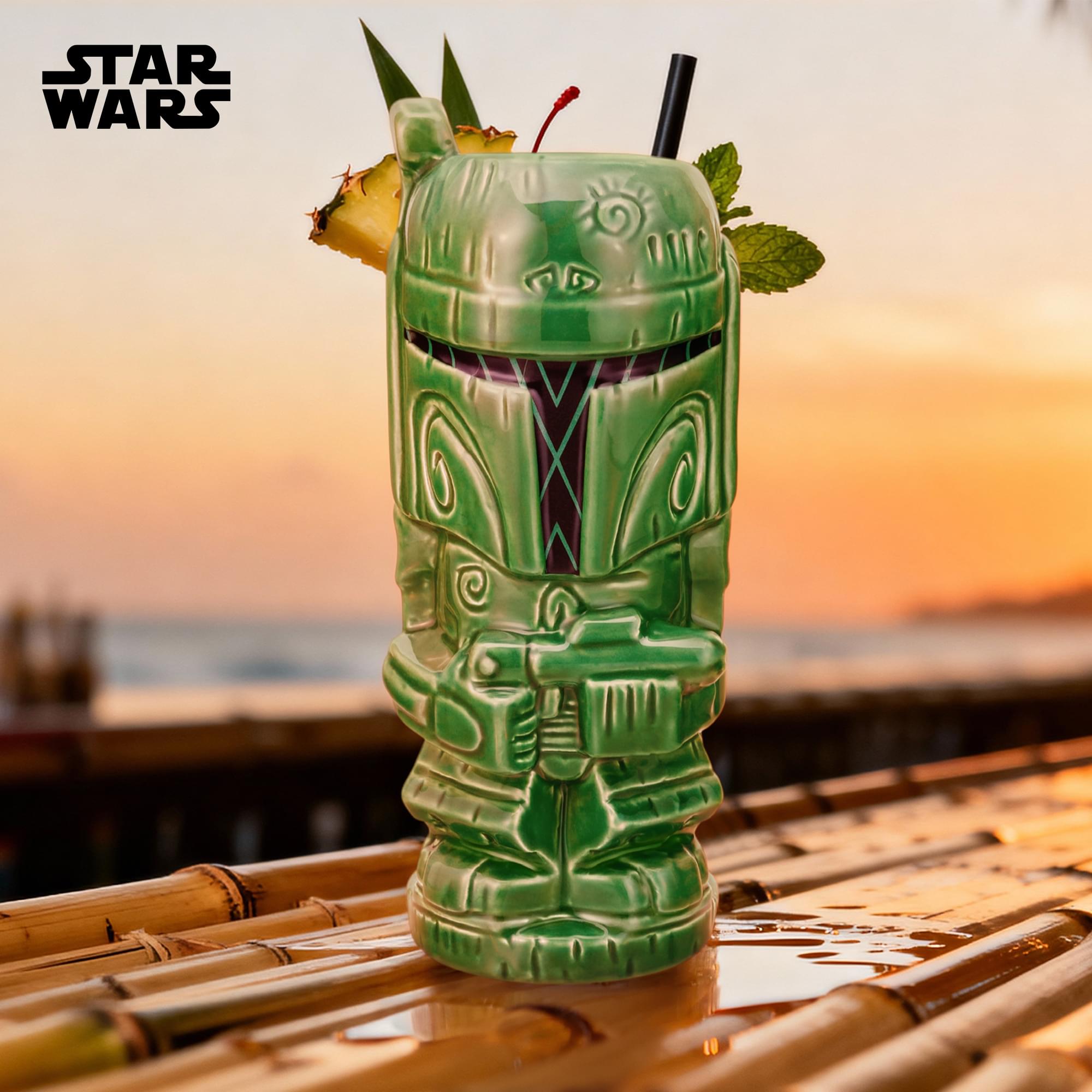 Geeki Tikis 10th Anniversary Star Wars Boba Fett Ceramic Mug | Holds 16 Ounces