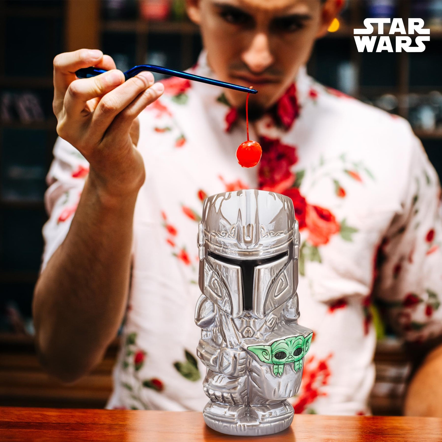 Geeki Tikis Star Wars: The Mandalorian and Grogu Ceramic Mug | Holds 14 Ounces