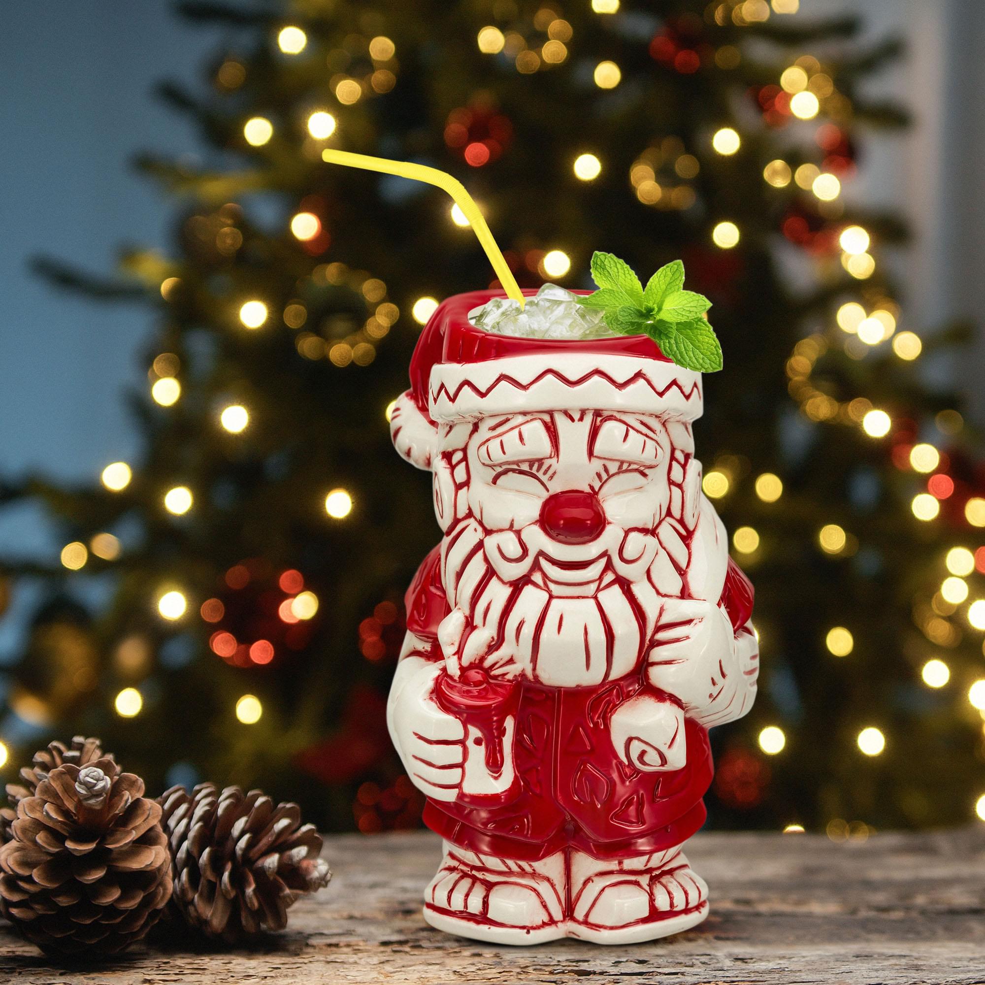 Geeki Tikis Santa Clause 30 Ounce Ceramic Mug