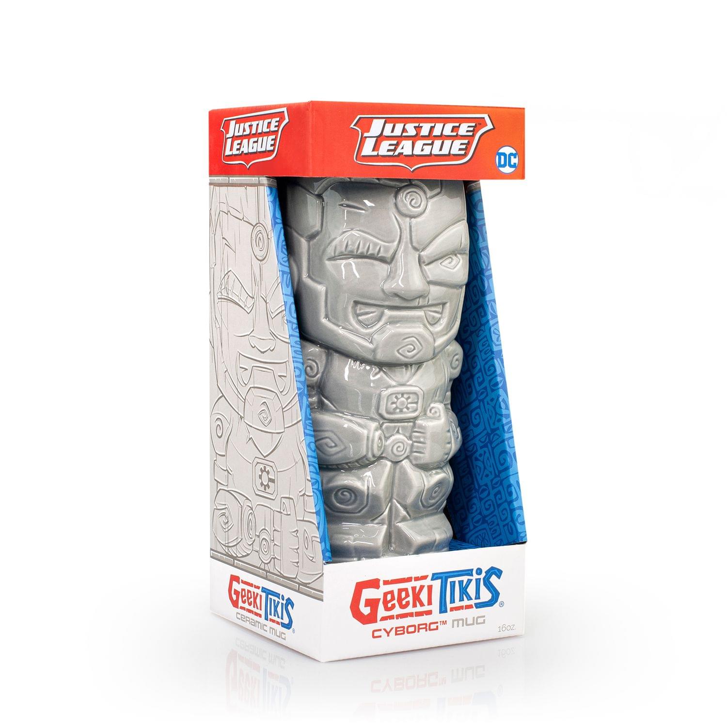 Geeki Tikis DC Comics Cyborg Ceramic Mug | Holds 16 Ounces