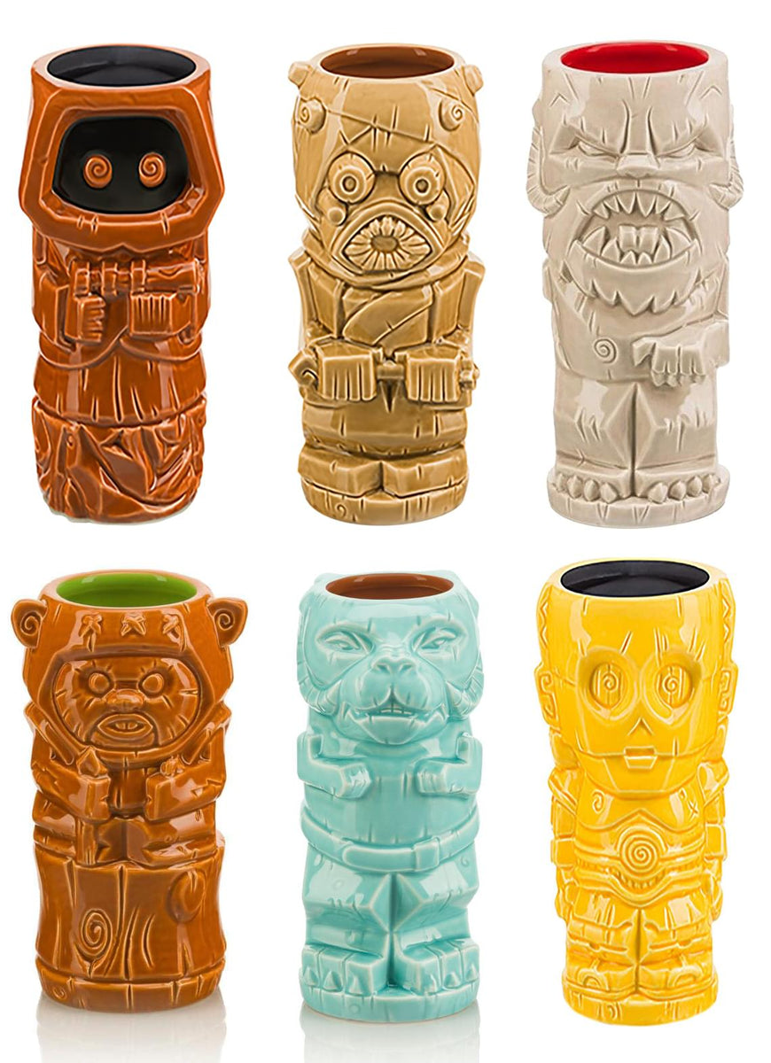 Star Wars Series 2 Ceramic Geeki Tiki Mugs | Set of 6 | Free Shipping