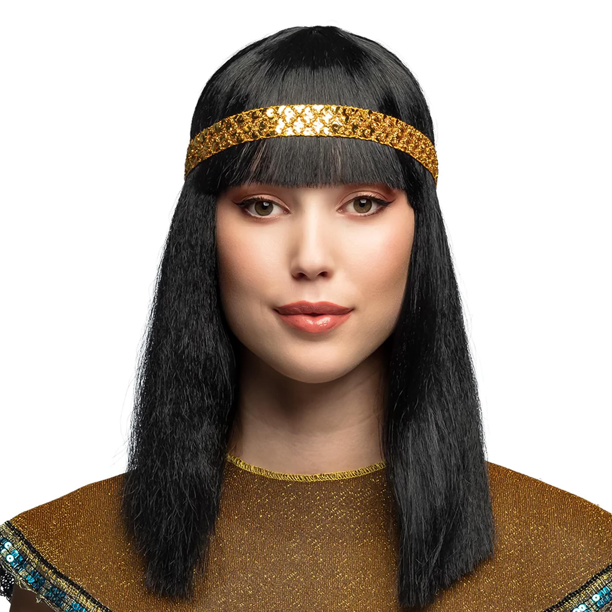 Cleopatra Adult Costume Wig | Black