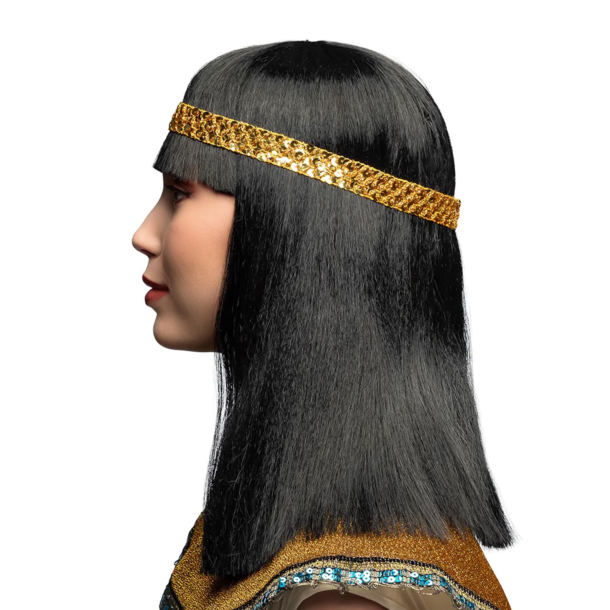 Cleopatra Adult Costume Wig | Black