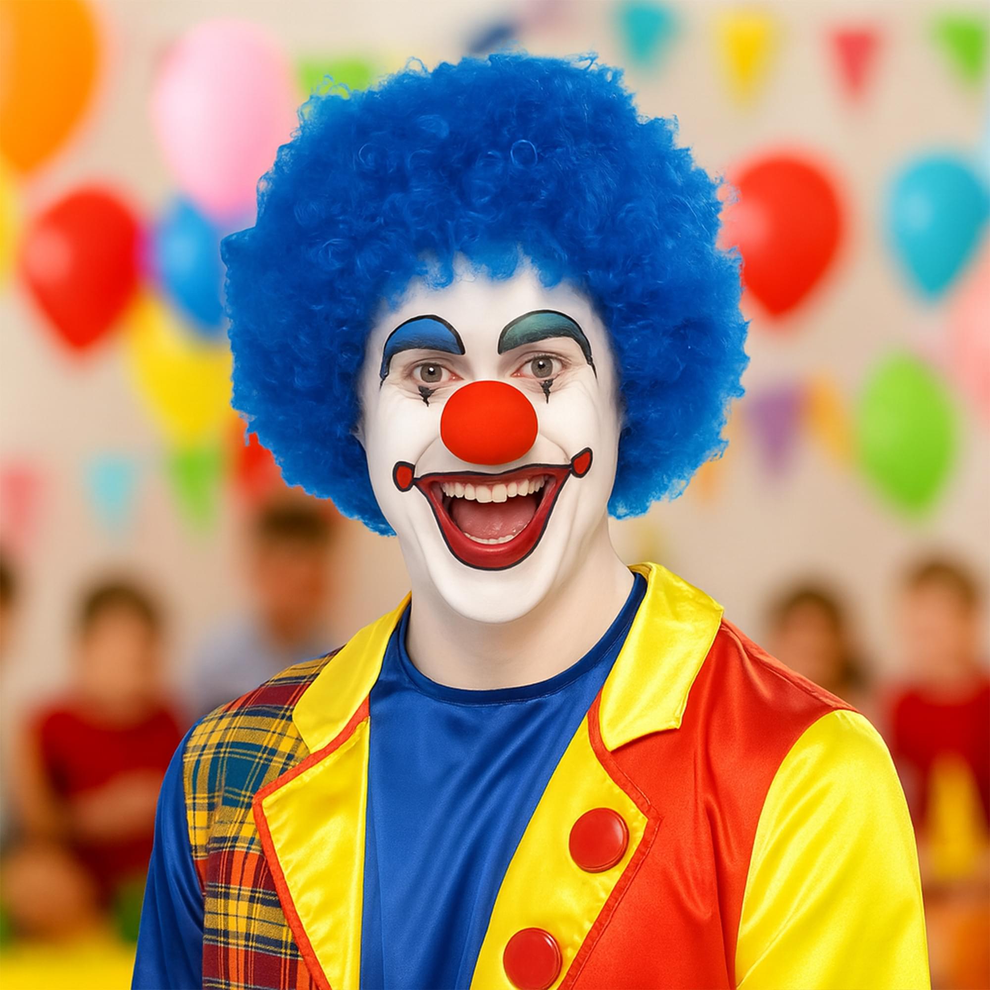 Clown Adult Costume Wig | Blue