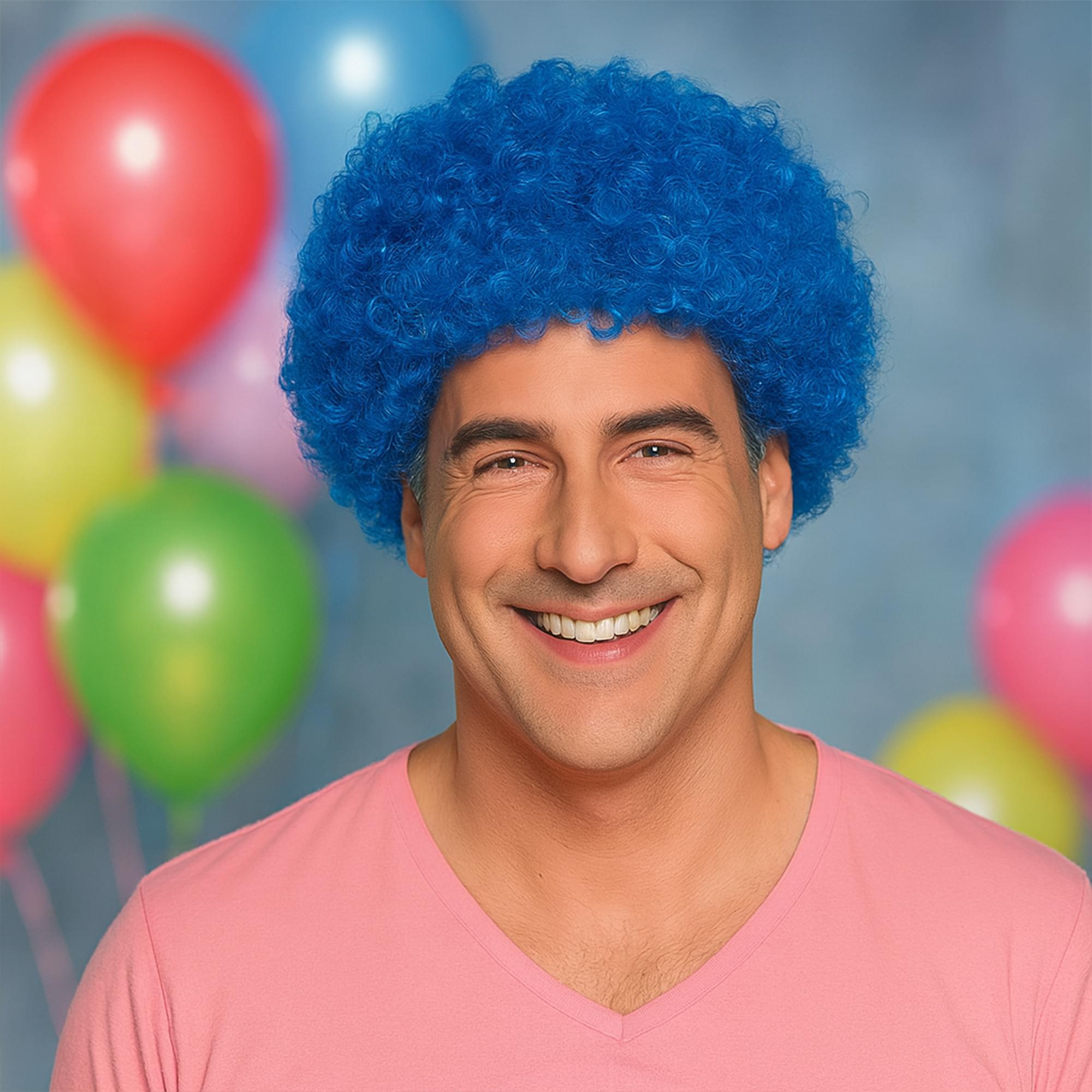 Clown Adult Costume Wig | Blue