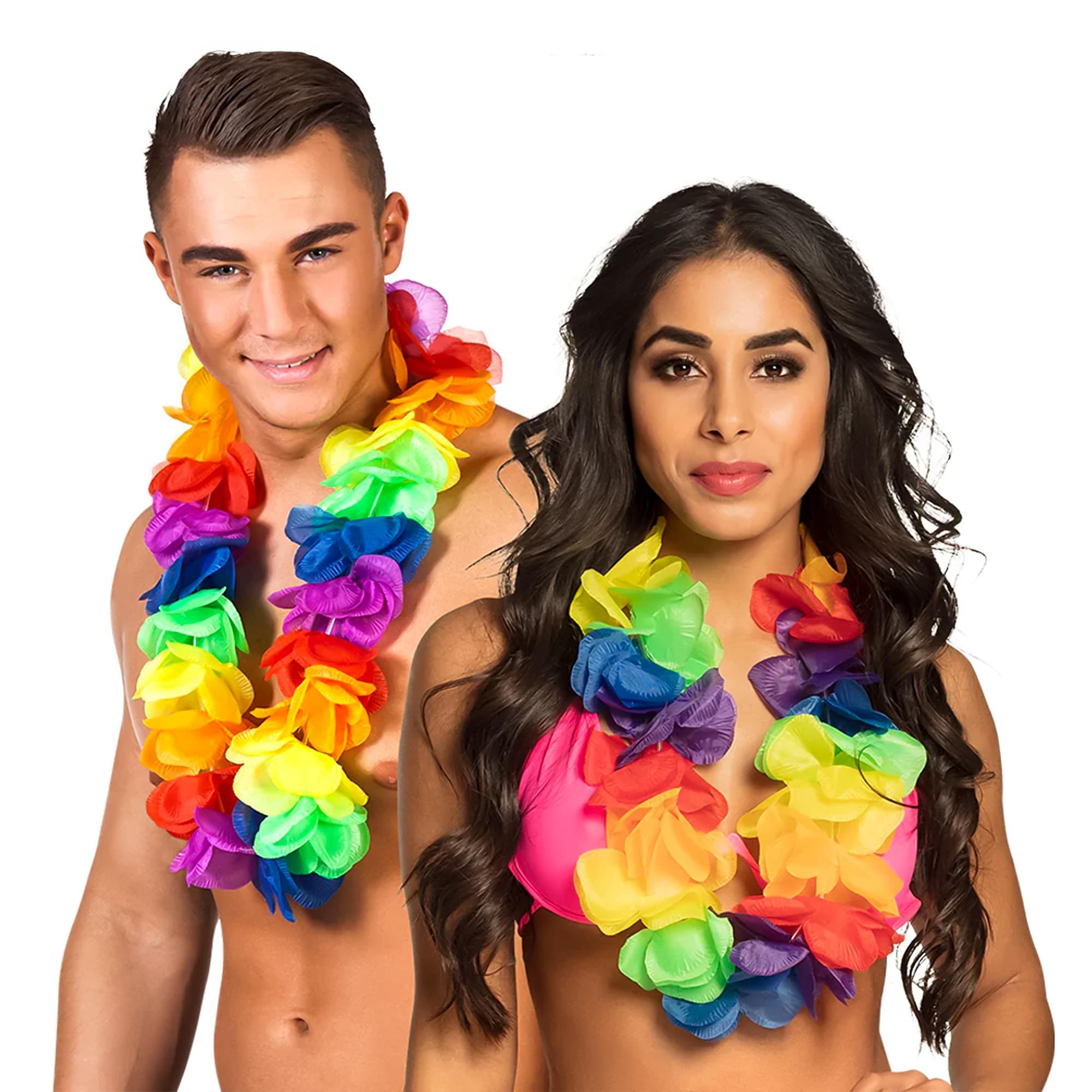 Rainbow Lei Adult Costume Accessory