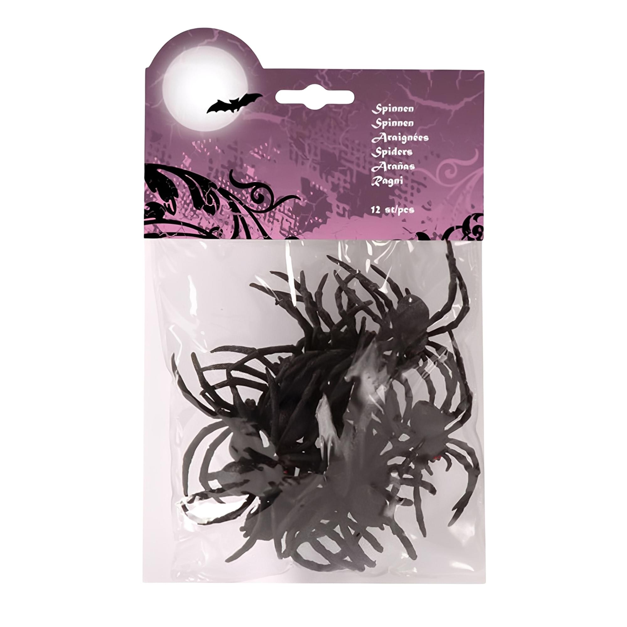 Spiders Halloween Decoration | Bag Of 12
