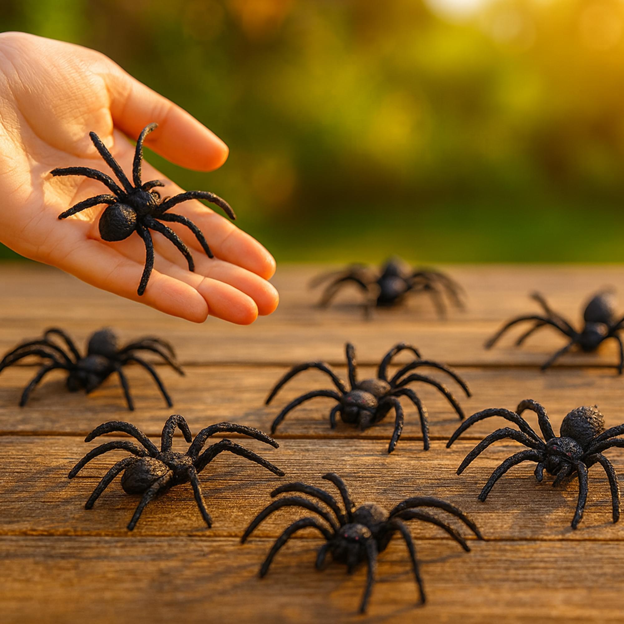 Spiders Halloween Decoration | Bag Of 12