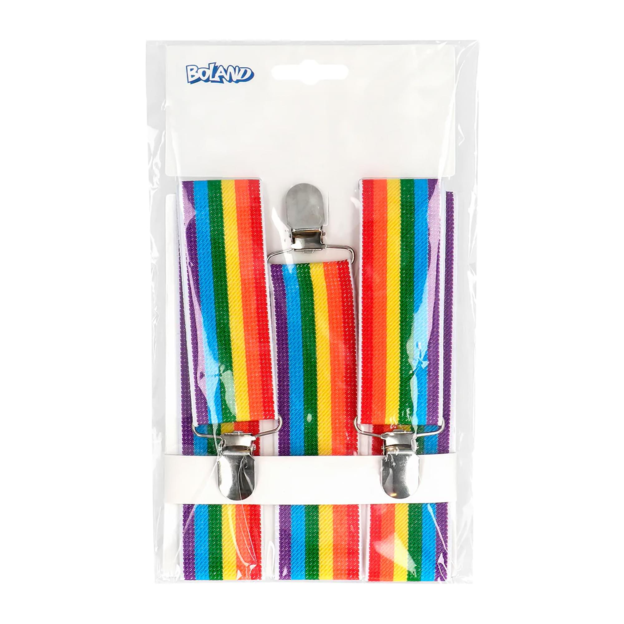 Rainbow Adult Costume Suspenders