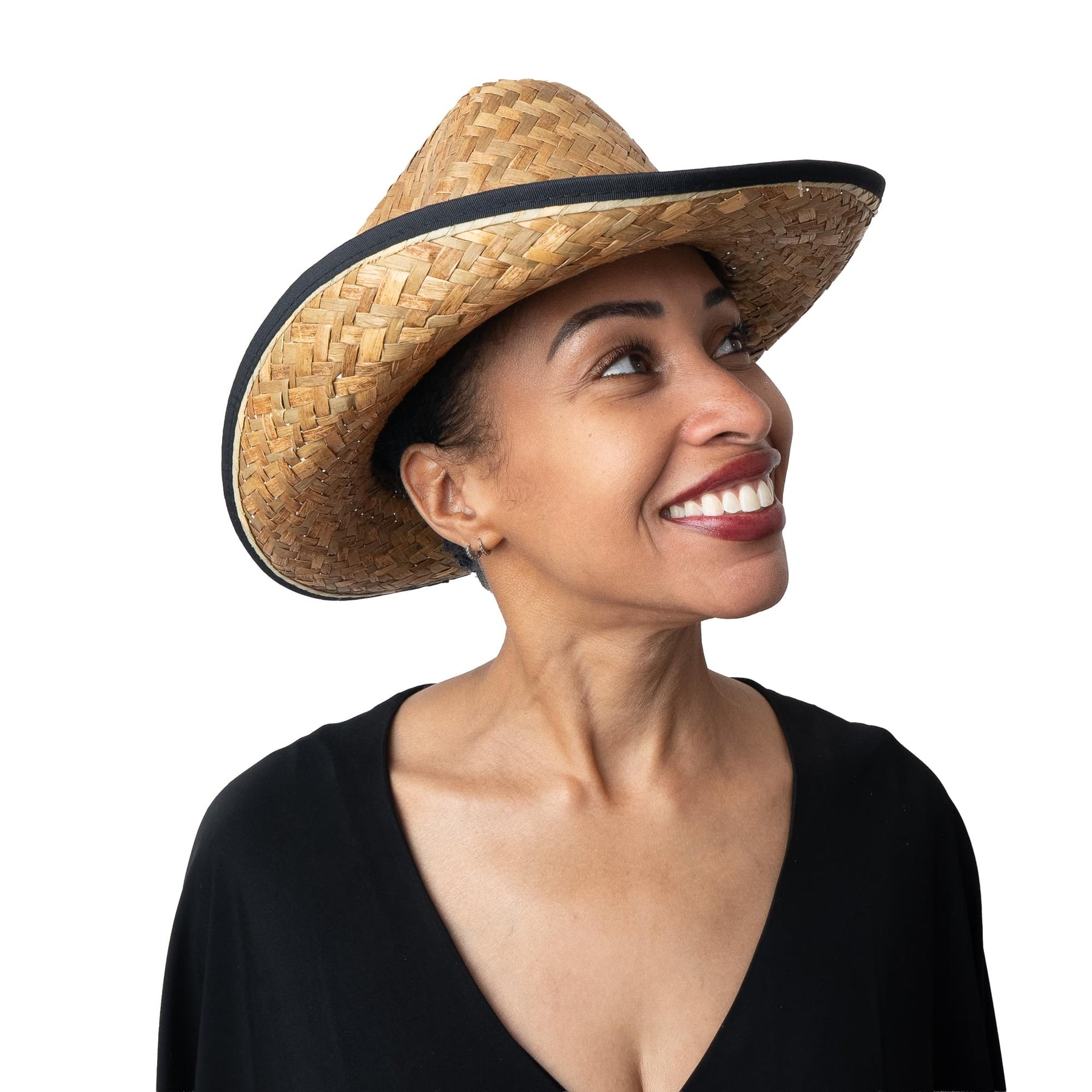 Straw Cowboy Hat Costume Accessory