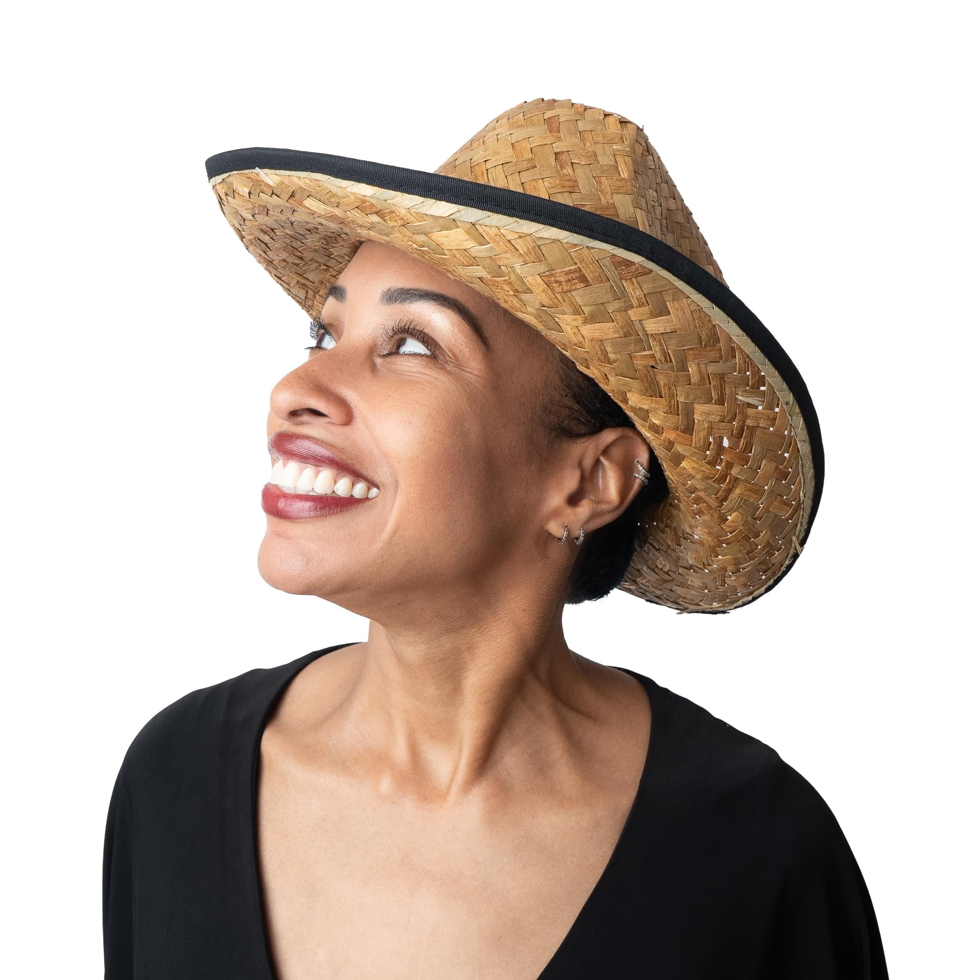Straw Cowboy Hat Costume Accessory