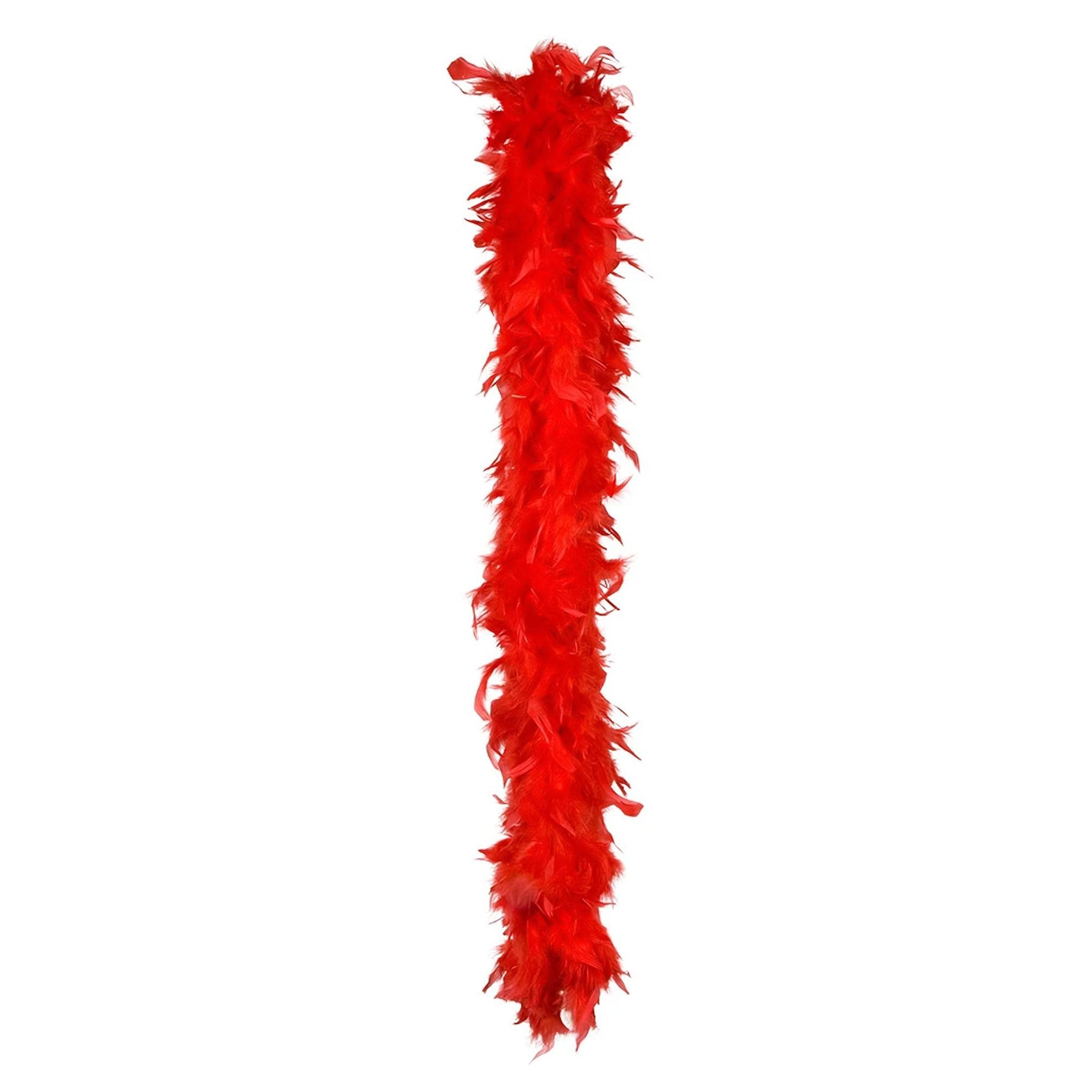 Red Adult Feather Costume Boa