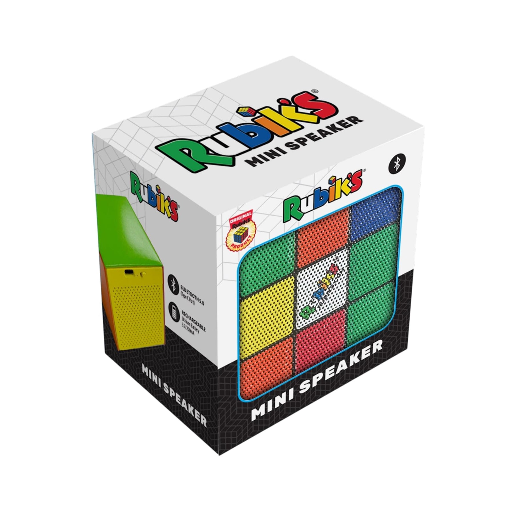 Rubik's Cube Light-Up Bluetooth Mini Speaker | 2.5 Inches