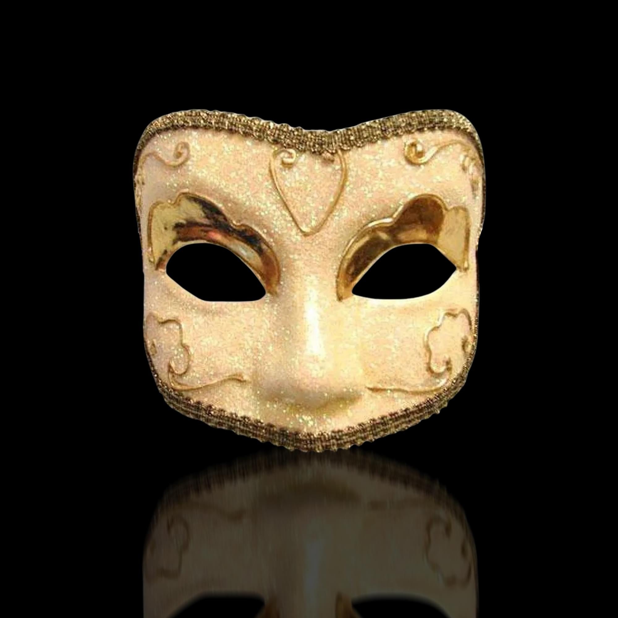 Golden Lady Eye Venetian, Masquerade, Mardi Gras Mask