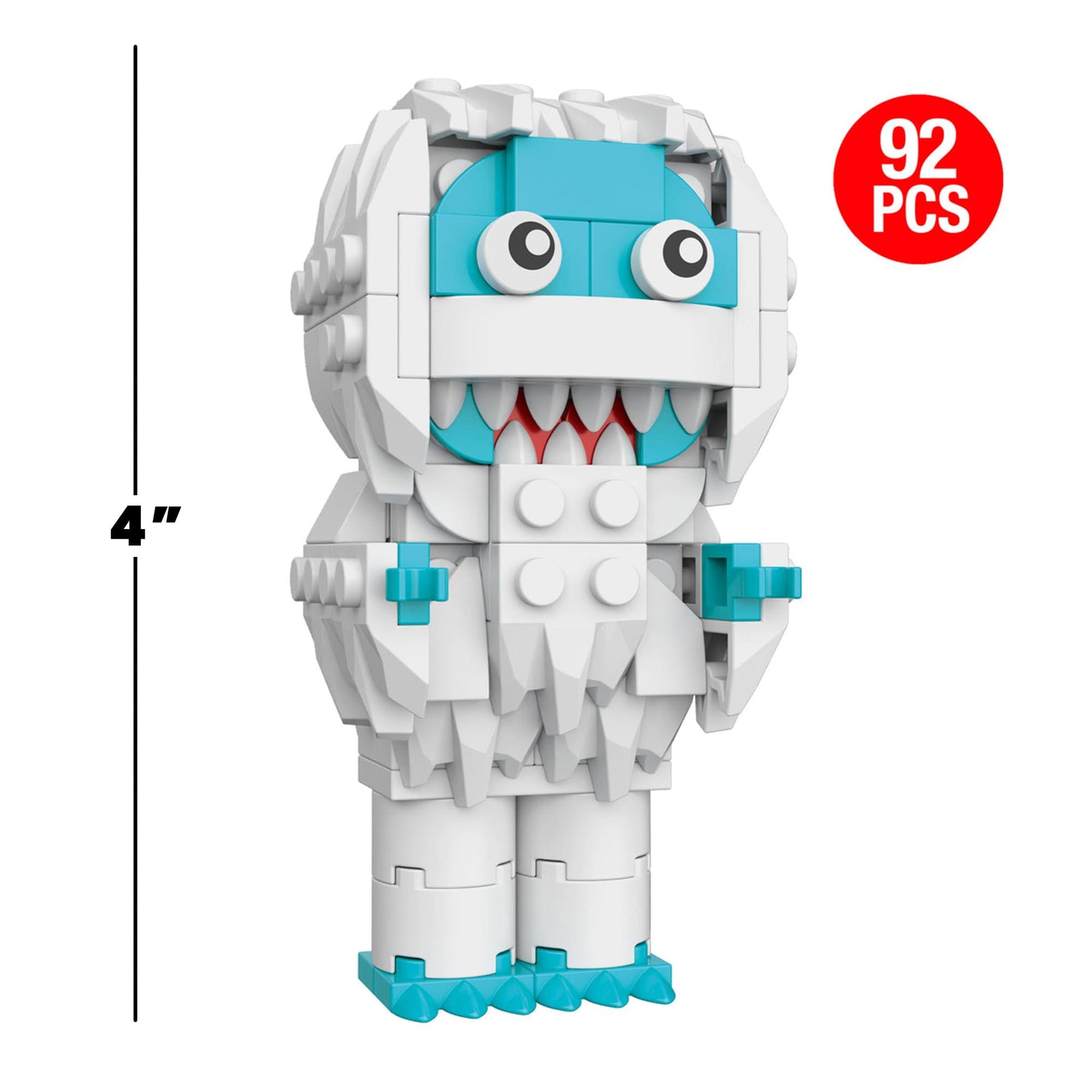 Rudolph The Red-Nosed Reindeer Bumble Figure 89-Piece Brickcraft Building Set