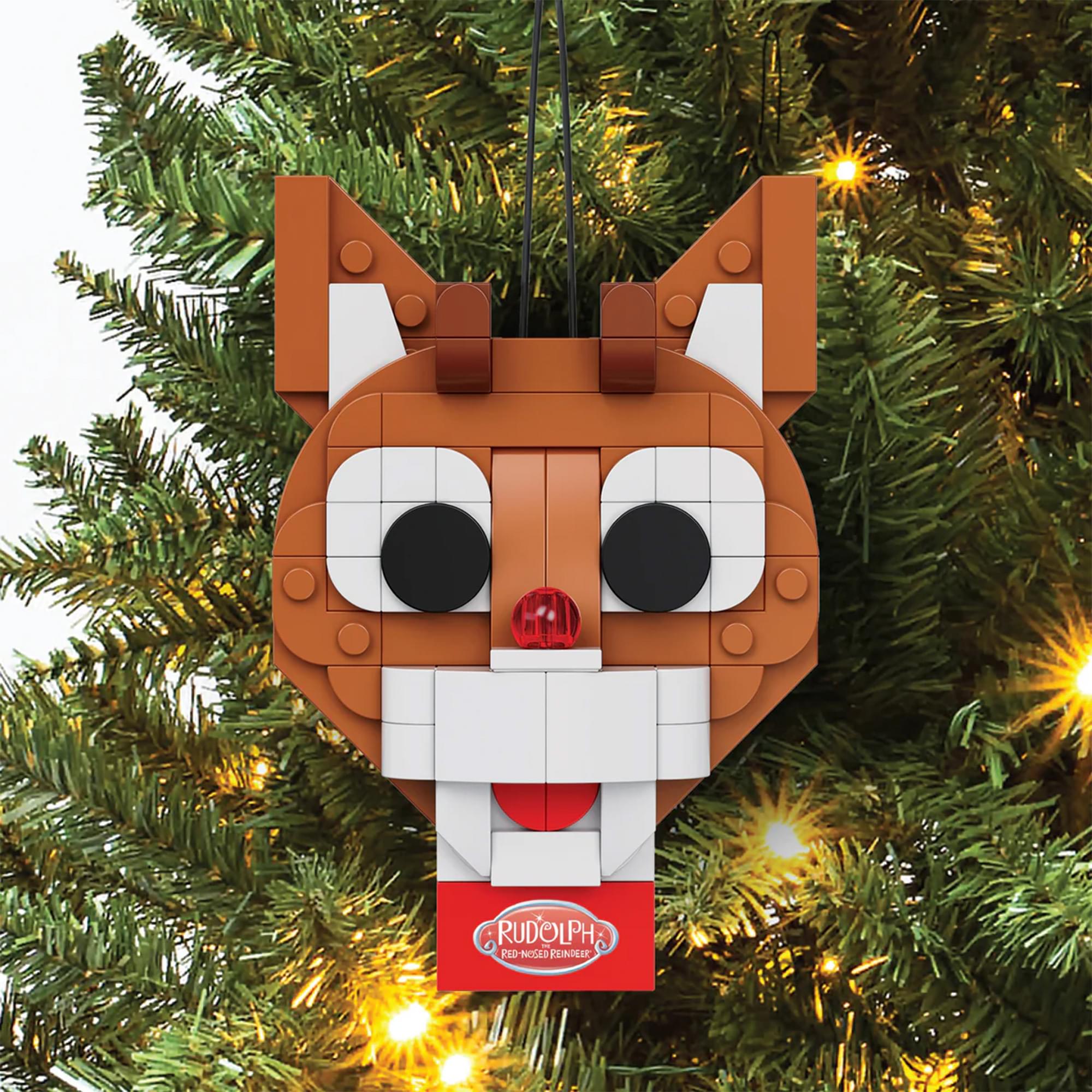 Rudolph The Red-Nosed Reindeer Rudolph Ornament 85-Piece Brickcraft Building Set